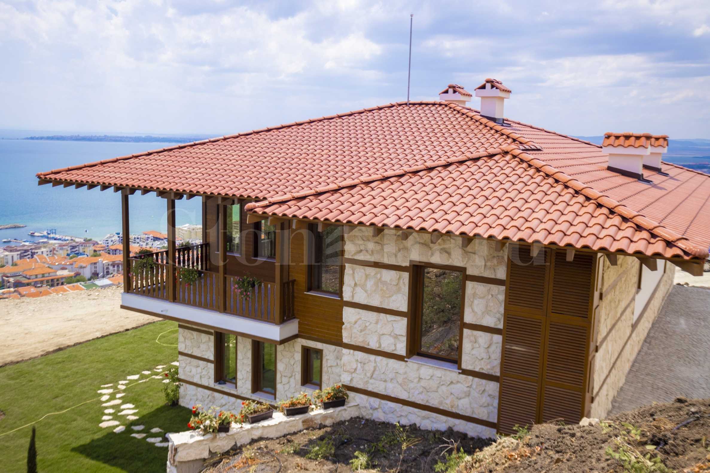 Eco-complex of new houses with Revival architecture in Saint Vlas2 - Stonehard