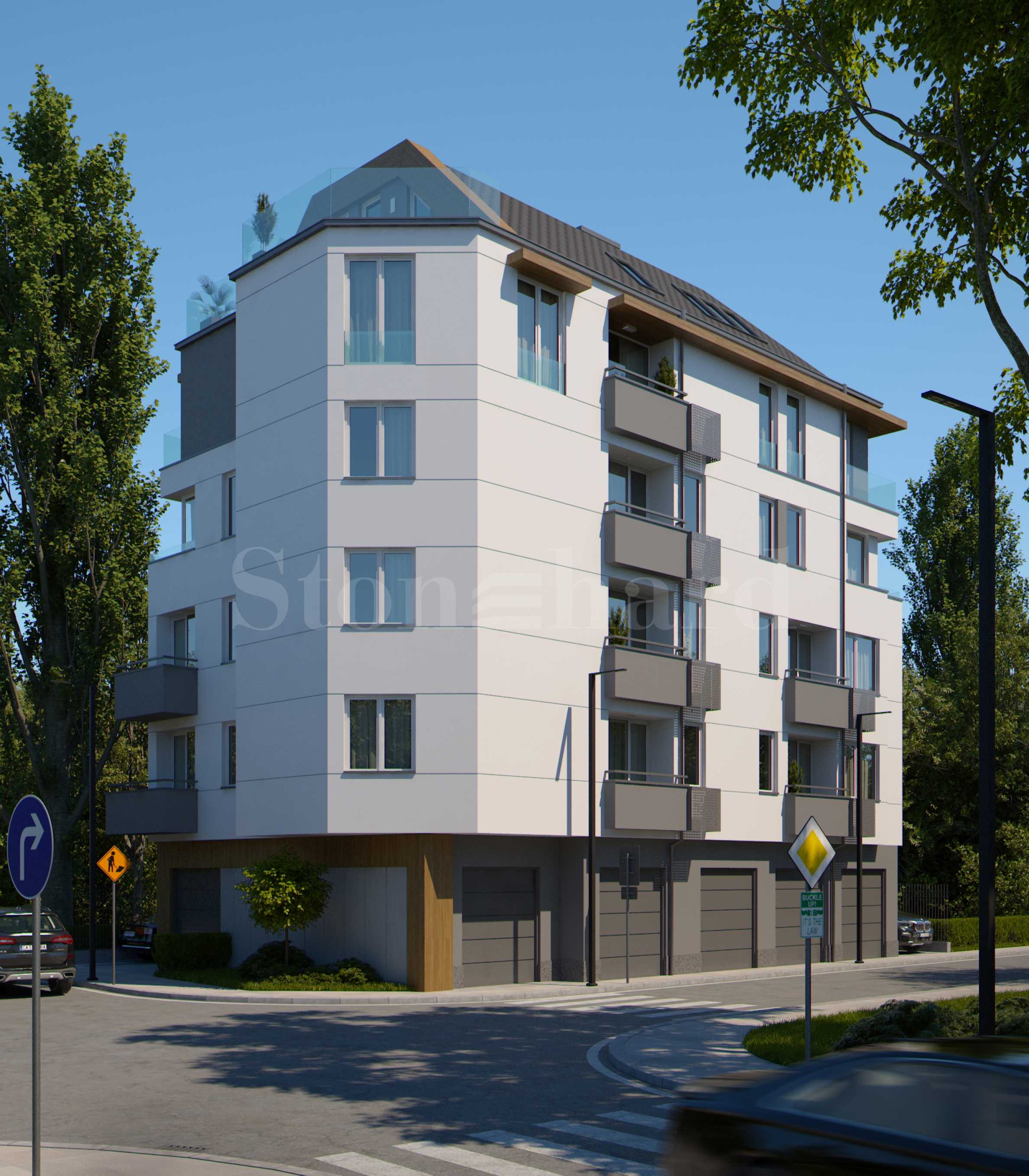 Apartments in a neat building at attractive prices in zh.k. 