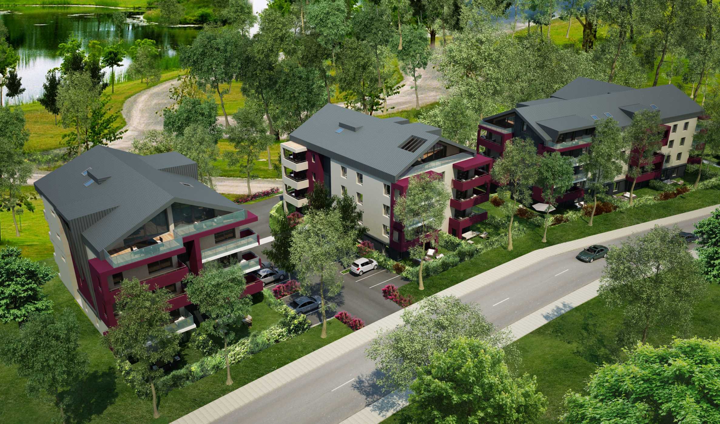 Family apartment complex in Annemasse (FR) near Geneva1 - Stonehard