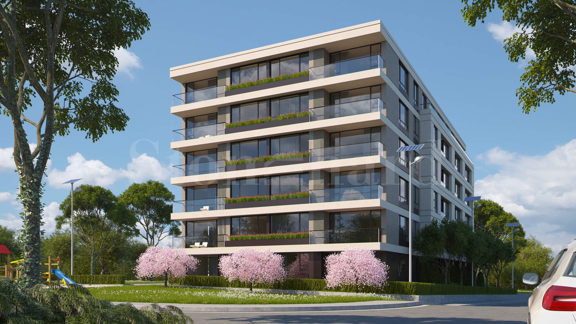 New residential building with apartments and underground garages in Malinova Dolina District2 - Stonehard