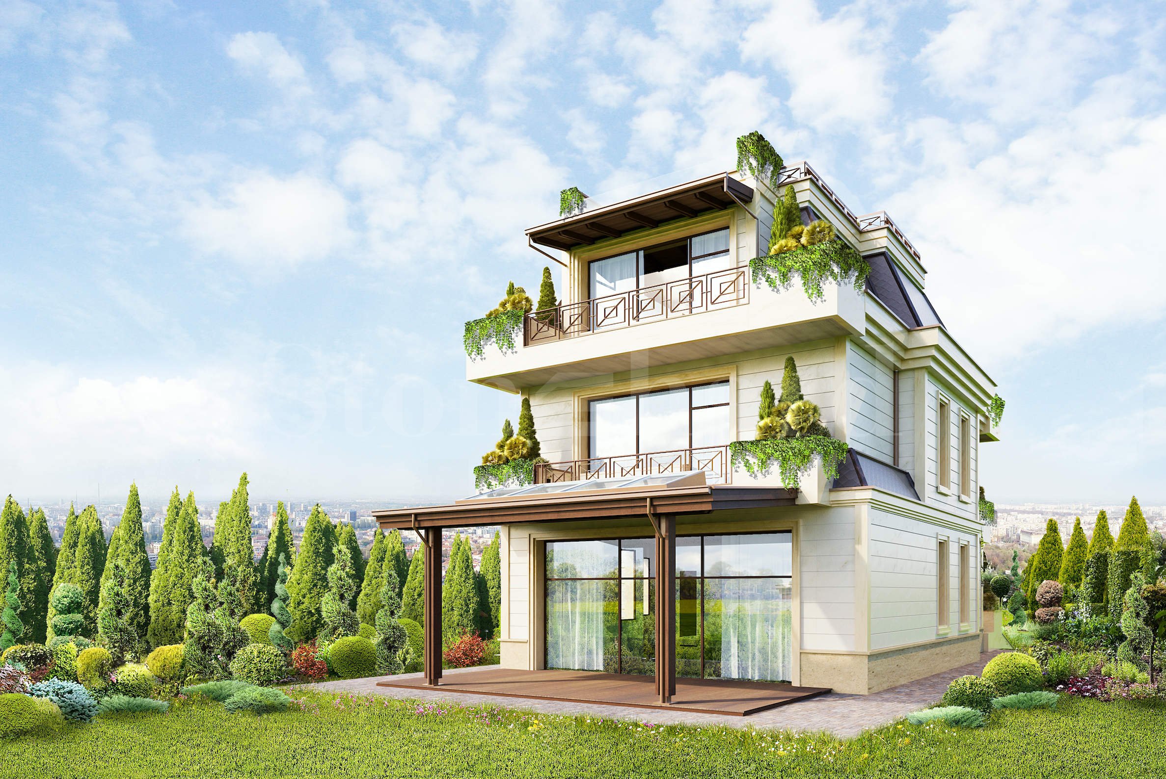 Gated complex with luxurious houses near Ring Mall and Business Park Sofia2 - Stonehard Gated complex with luxurious houses near Ring Mall and Business Park Sofia2 - Stonehard