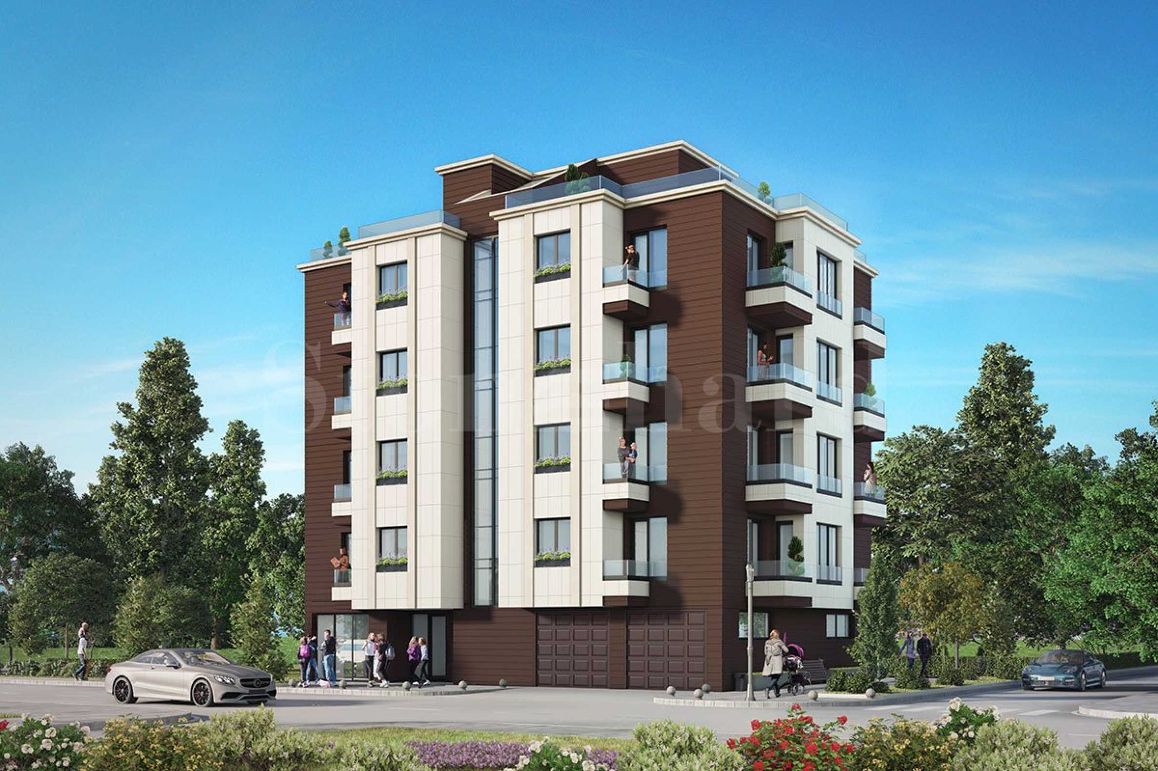 Functional apartments with garages on a quiet street near Bulgaria Blvd1 - Stonehard