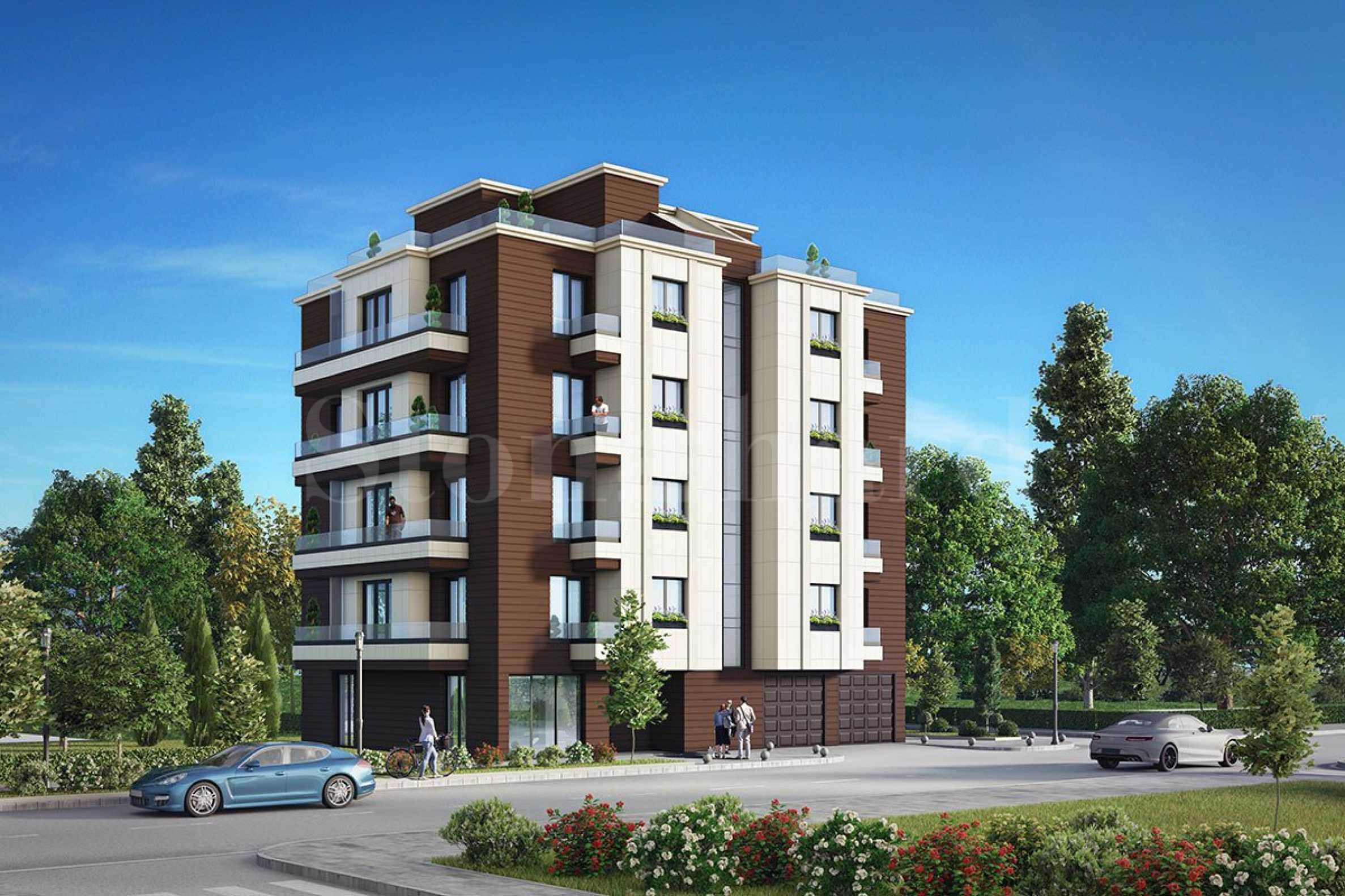 Functional apartments with garages on a quiet street near Bulgaria Blvd2 - Stonehard