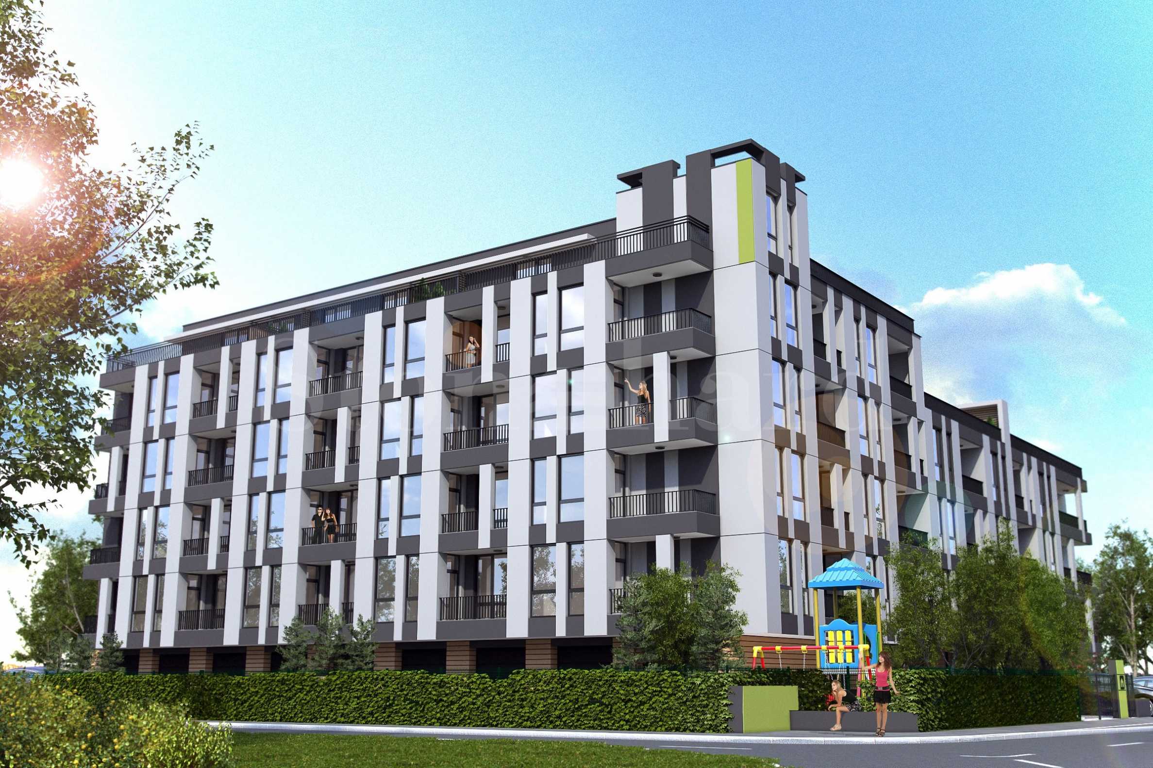 New residential building with controlled access and rich landscaping1 - Stonehard