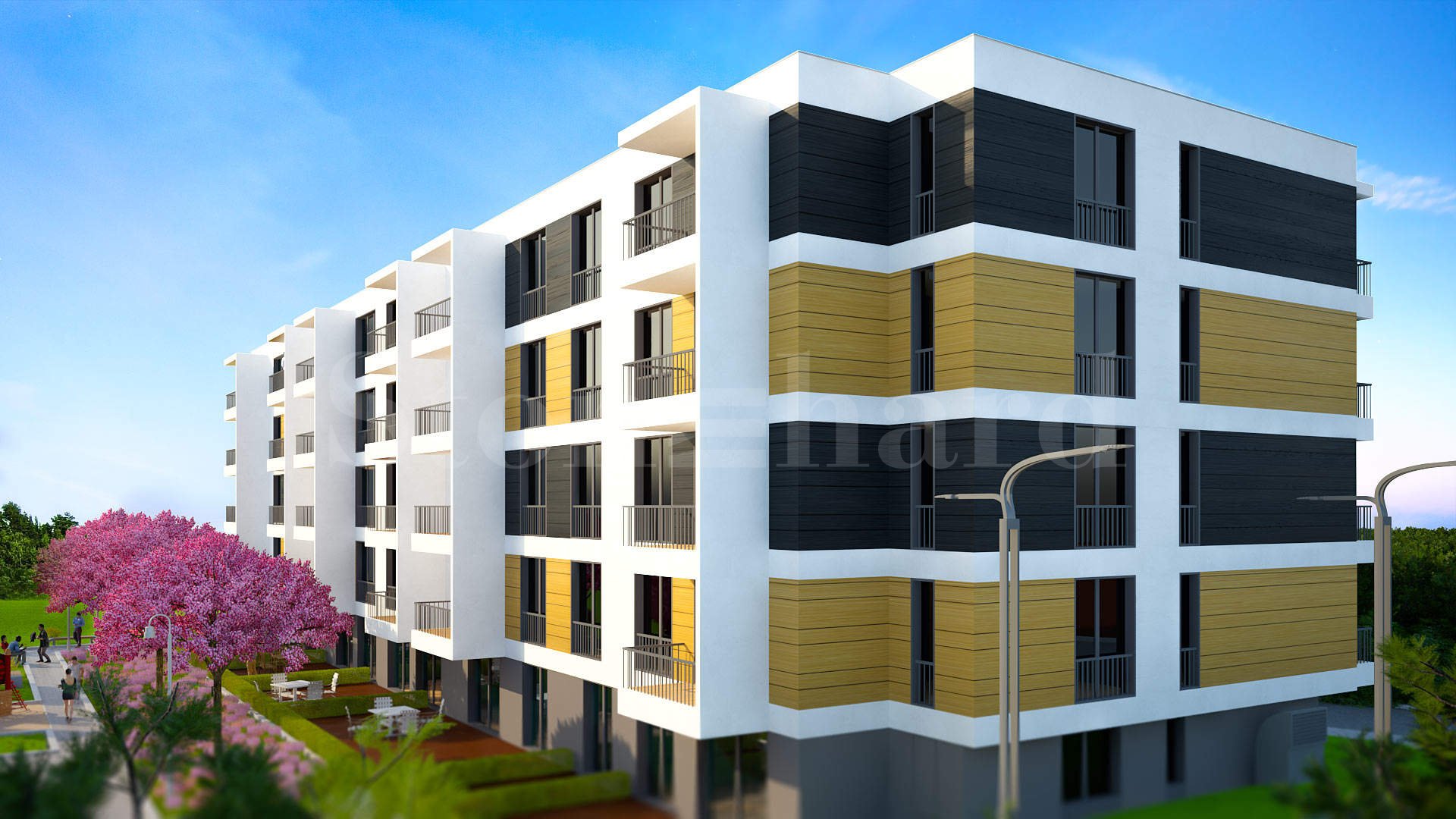 Residential building with luxury apartments and underground garages2 - Stonehard