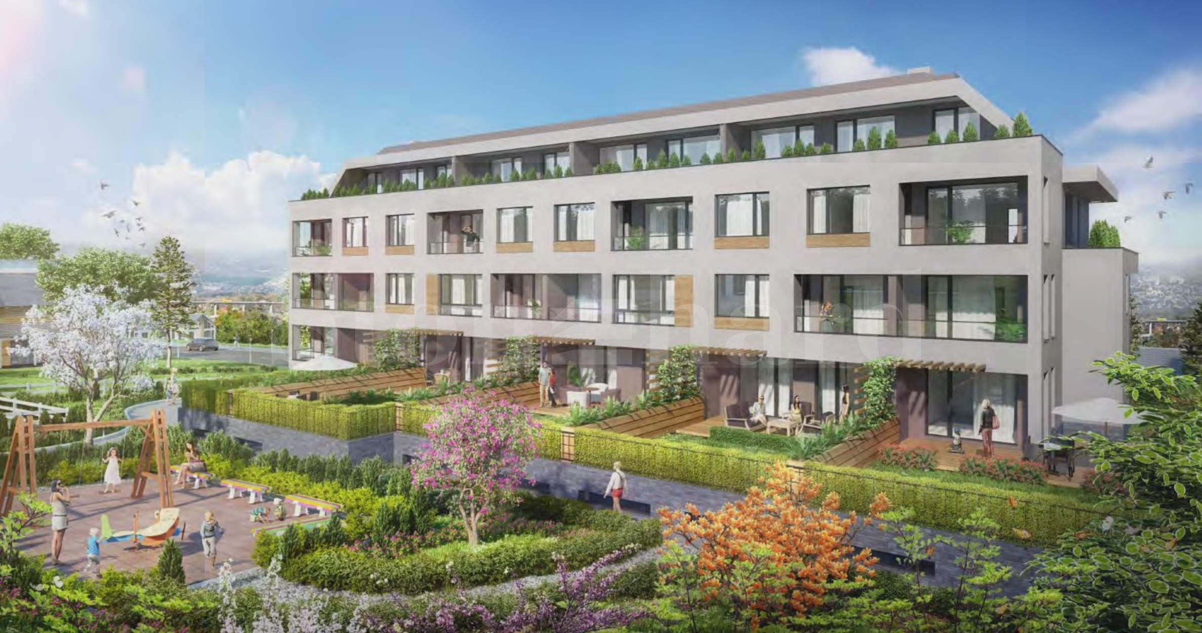 Elegant residential complex of two buildings with shops at the foot of Vitosha mountain2 - Stonehard