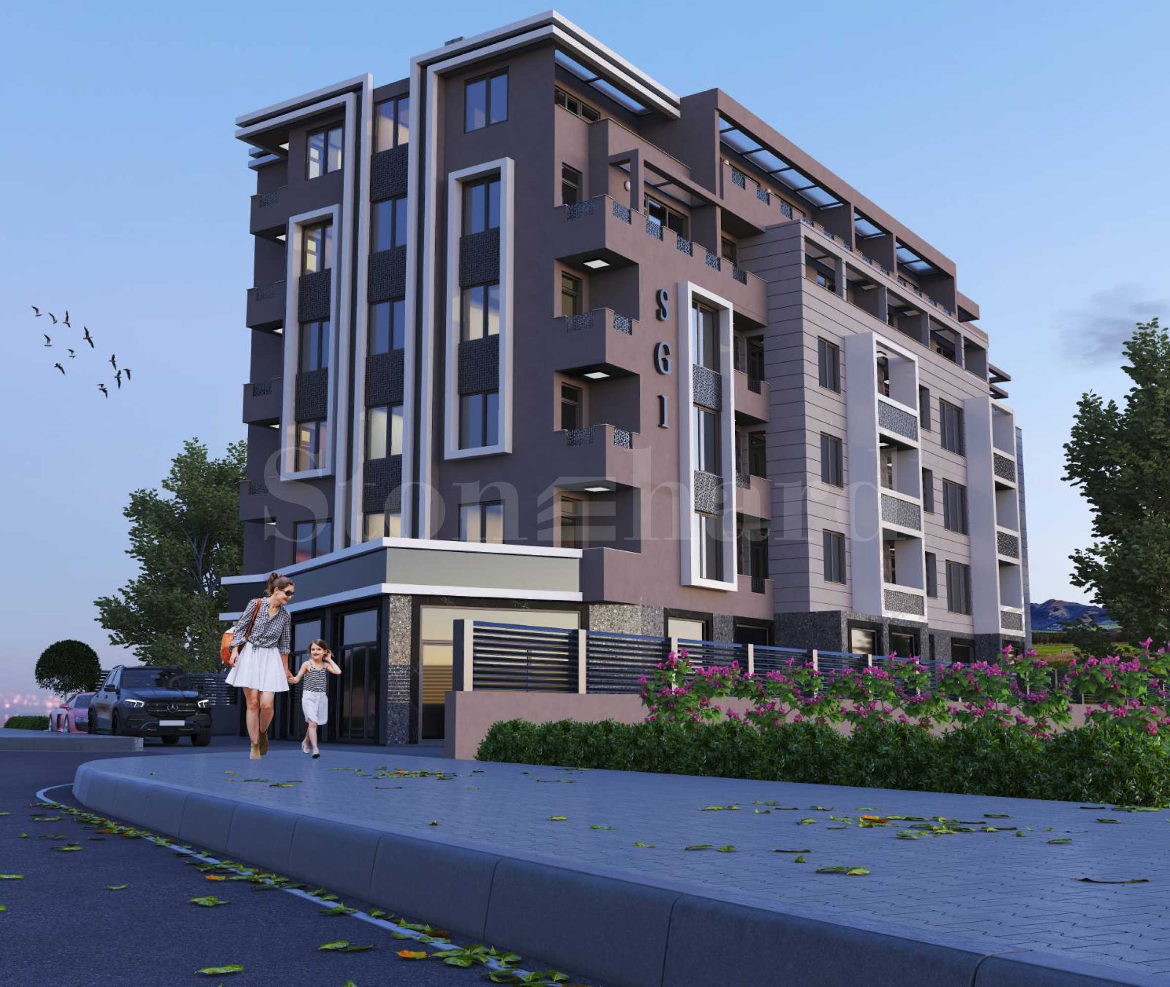 New complex of apartments with panoramic views of the Rhodopes in Plovdiv2 - Stonehard