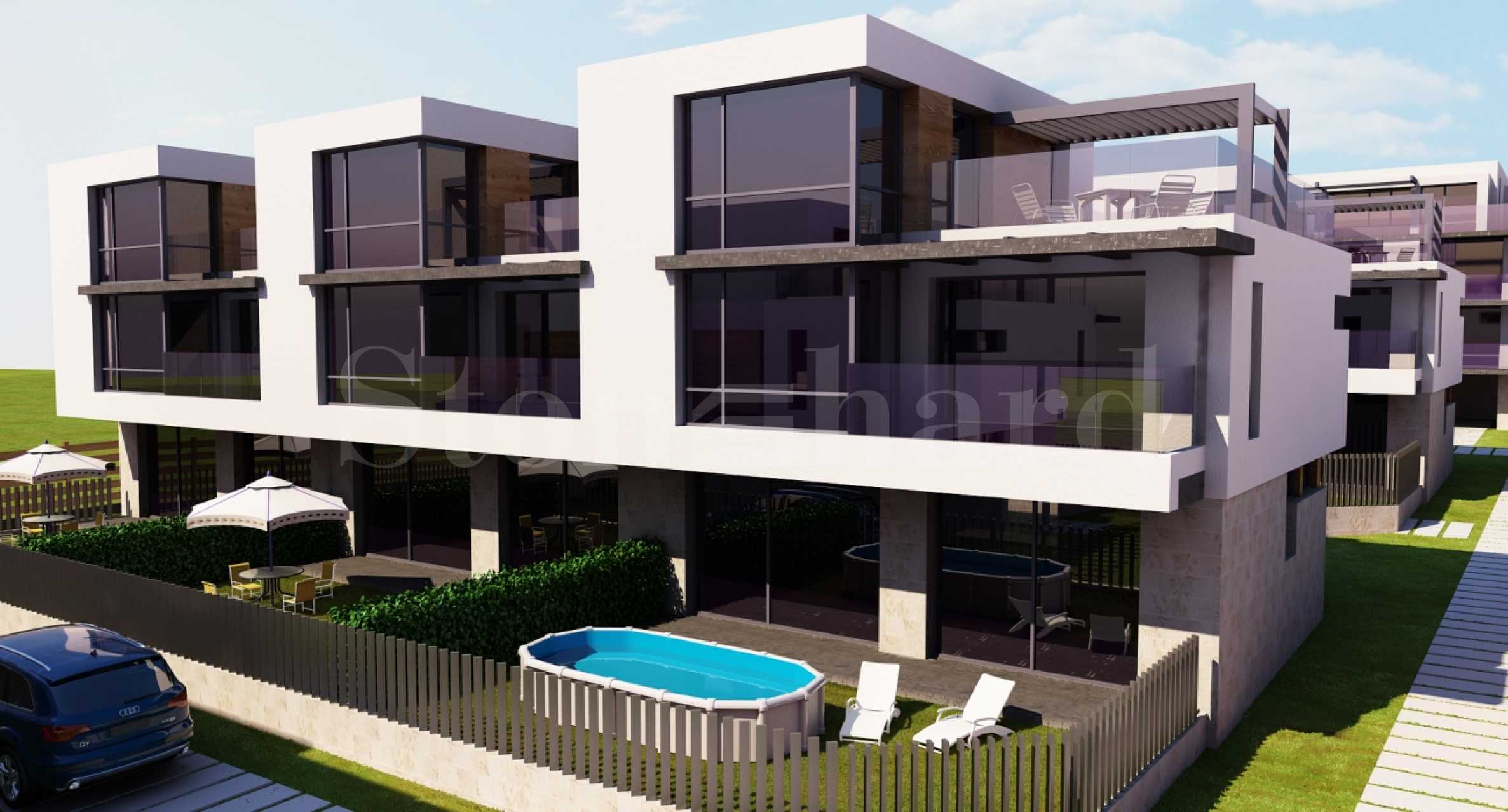 Modern houses with gardens in a newly built waterfront complex in Burgas2 - Stonehard