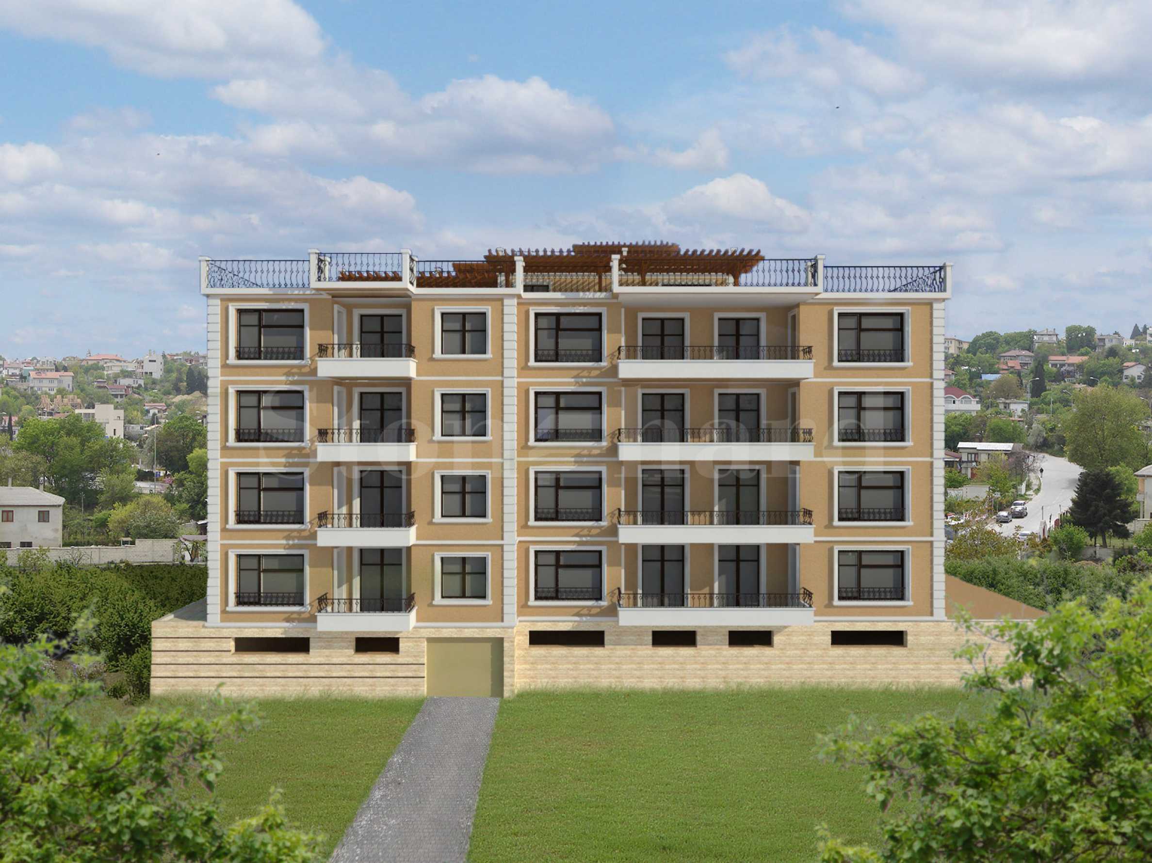 Apartments with garages near a park in Briz, Varna1 - Stonehard