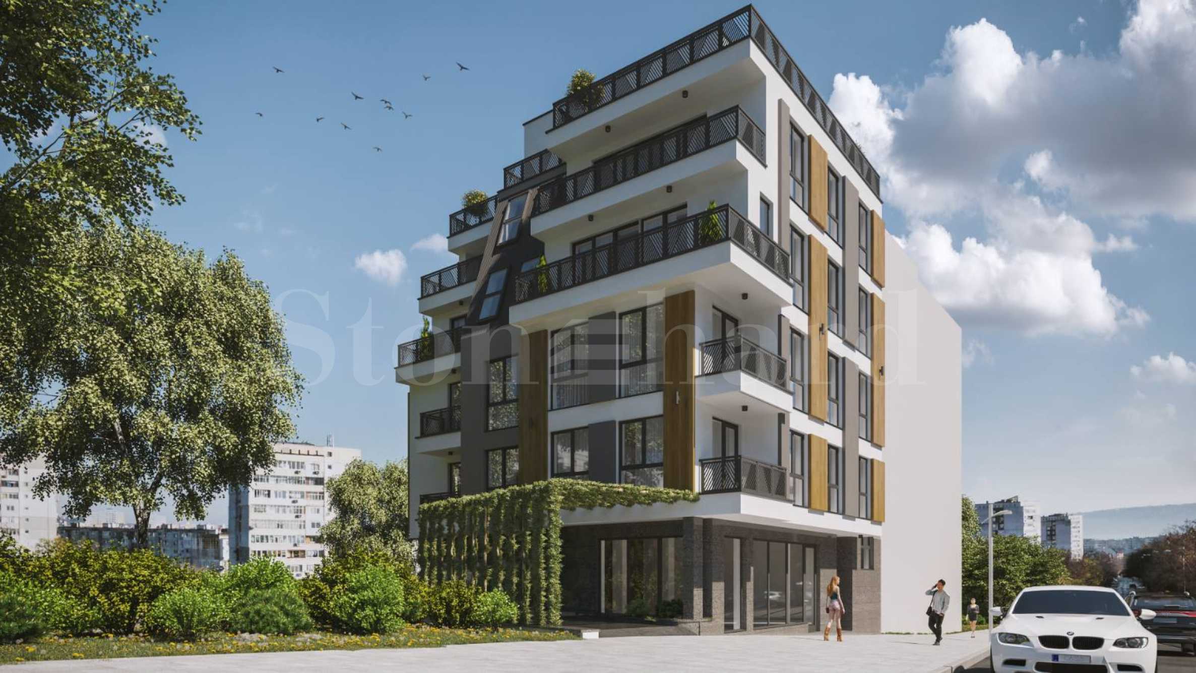 Pre-sales. New boutique building with apartments in Tsveten1 - Stonehard