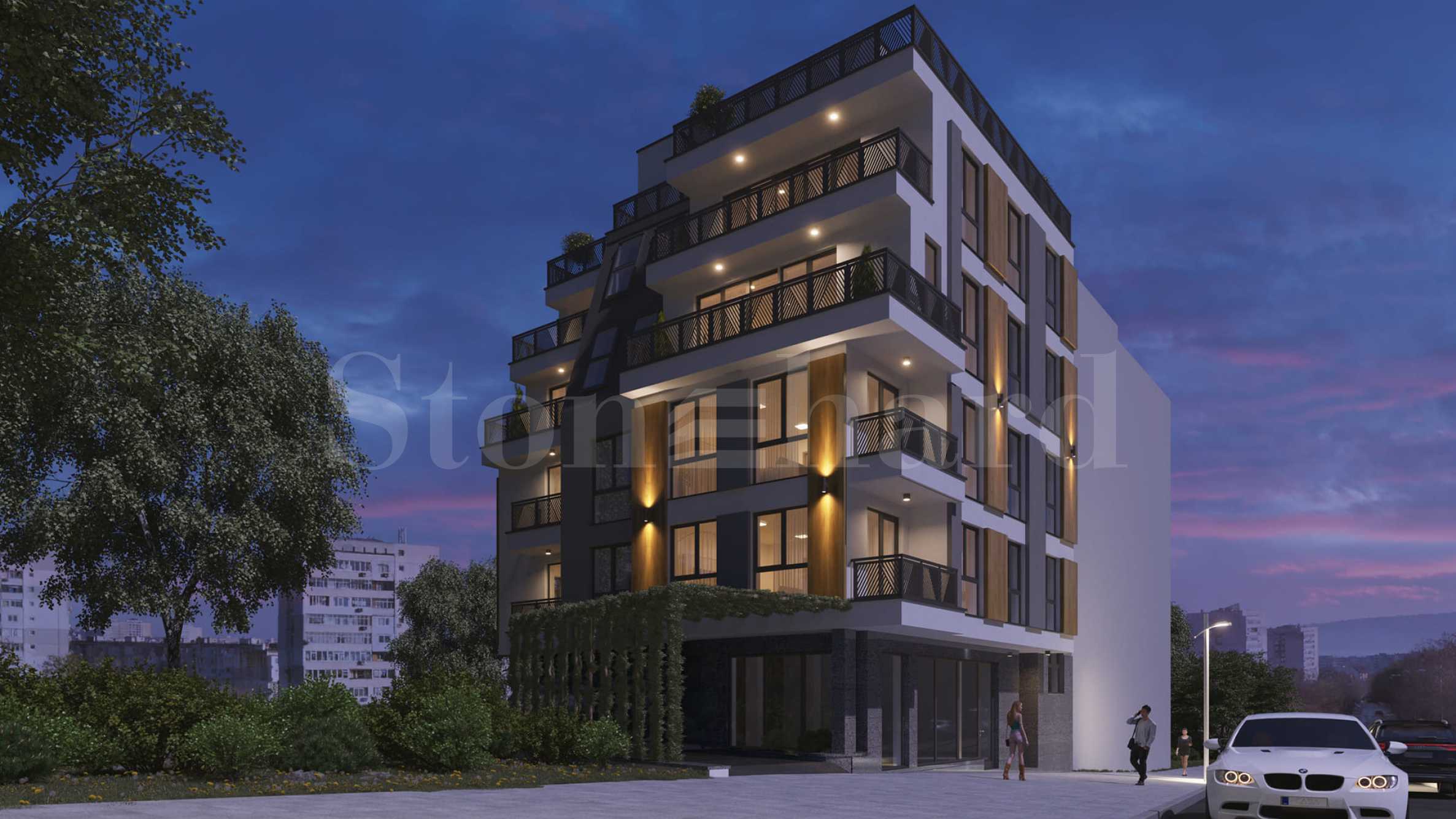 Pre-sales. New boutique building with apartments in Tsveten2 - Stonehard