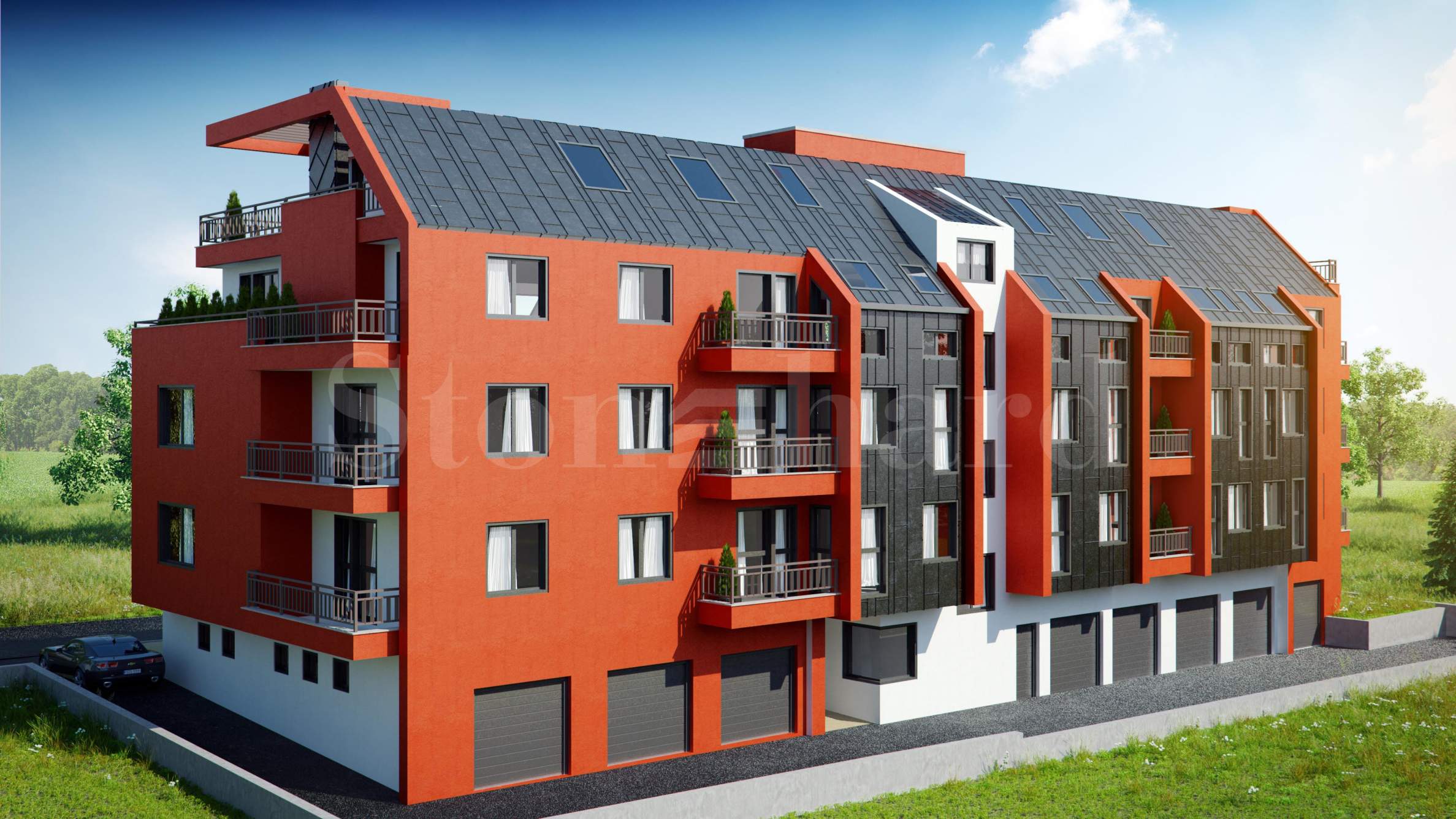 New apartments with garages in a preferred quarter2 - Stonehard