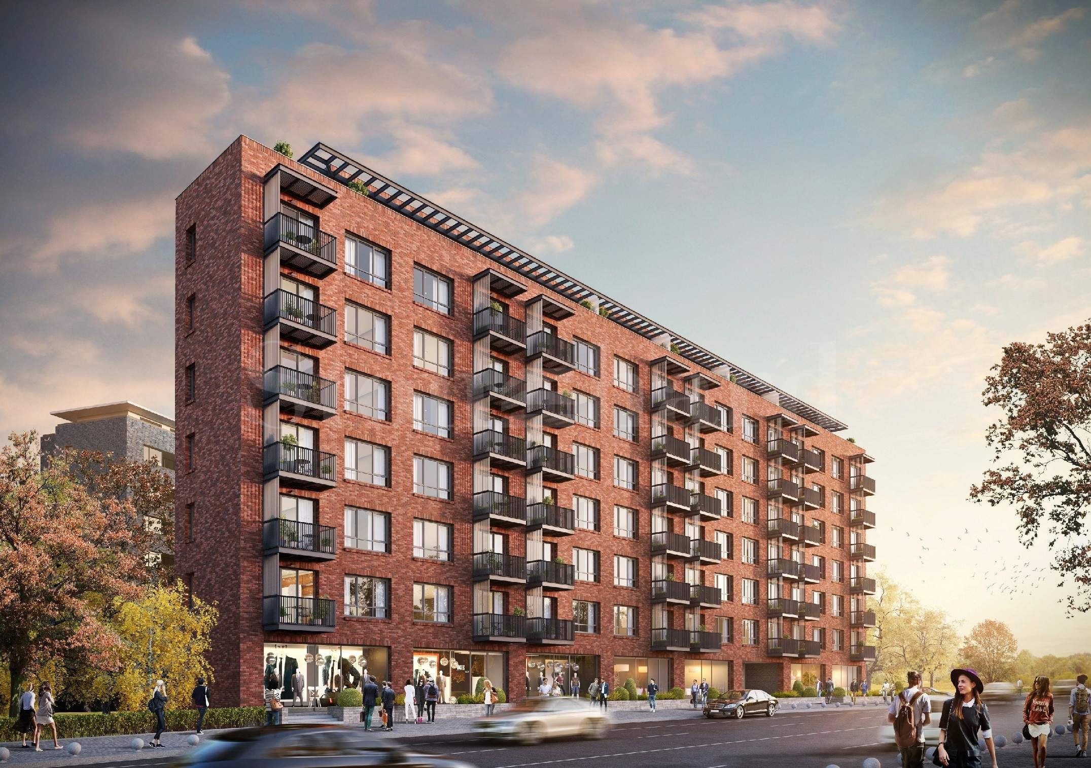 Multi-family residential building with a harmonious design and landscaped park2 - Stonehard