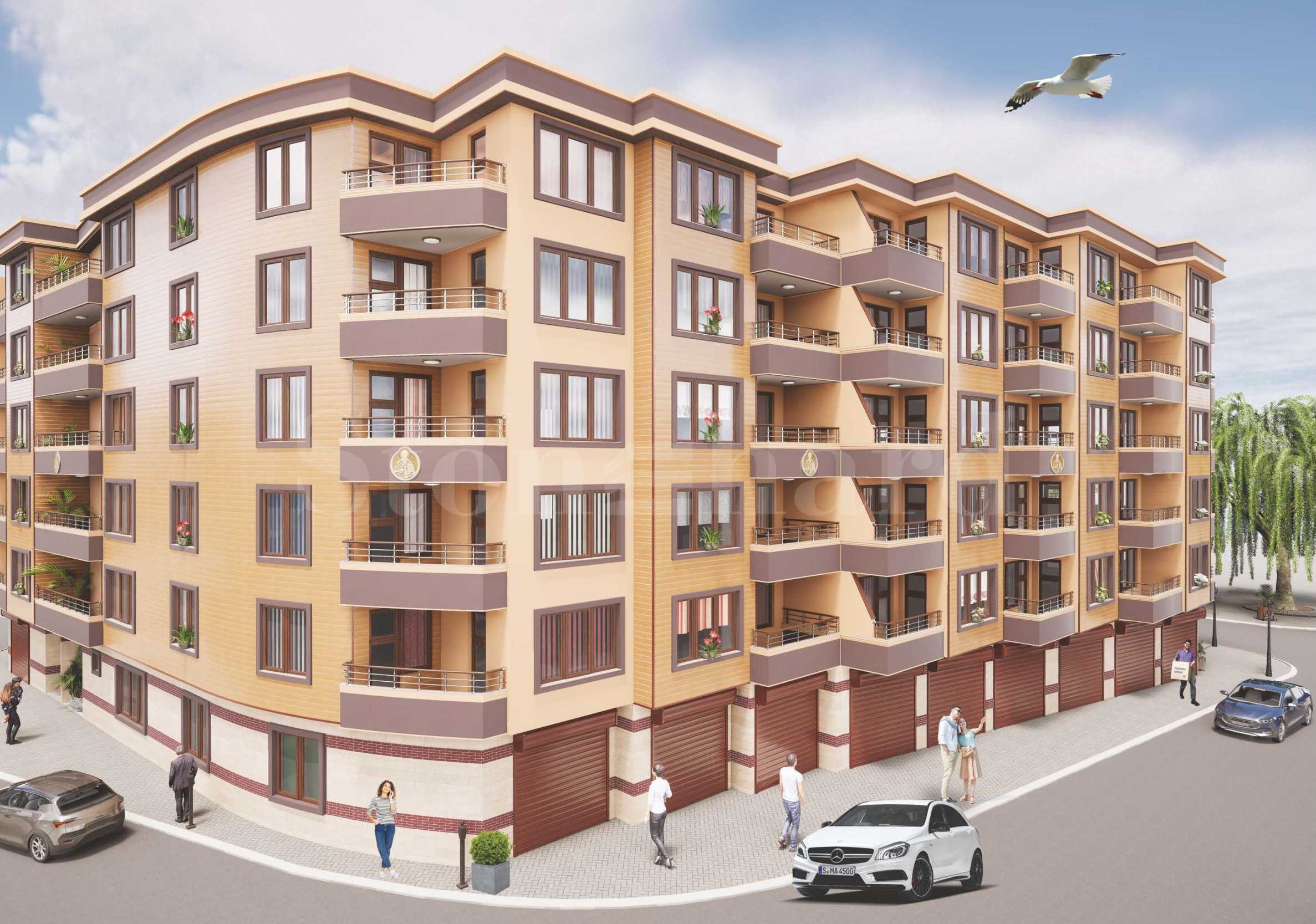 Apartments in a new complex 600 m from the sea in Pomorie2 - Stonehard