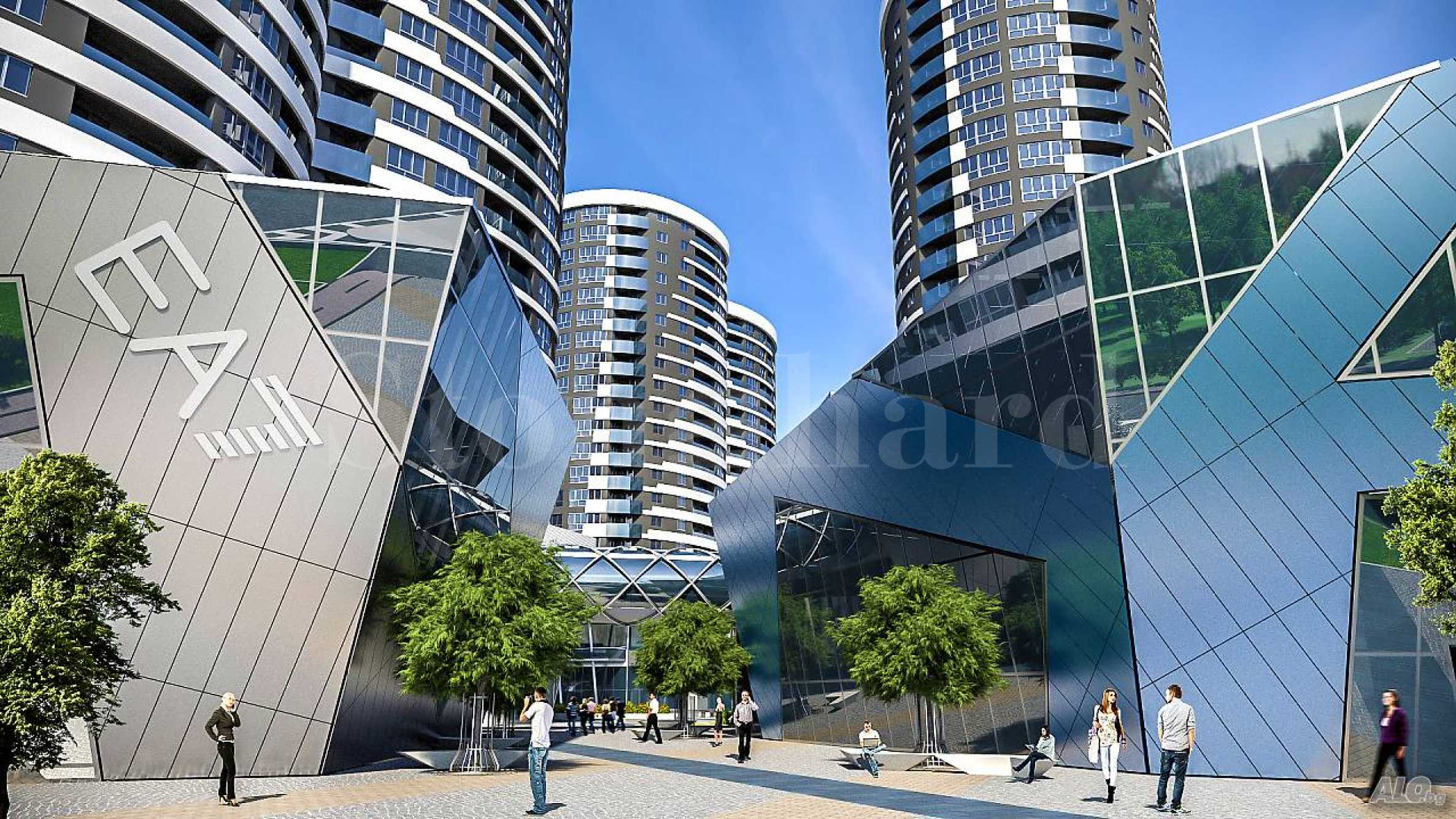 Complex with apartments, offices, hotel and park near Mall Galleria Burgas1 - Stonehard