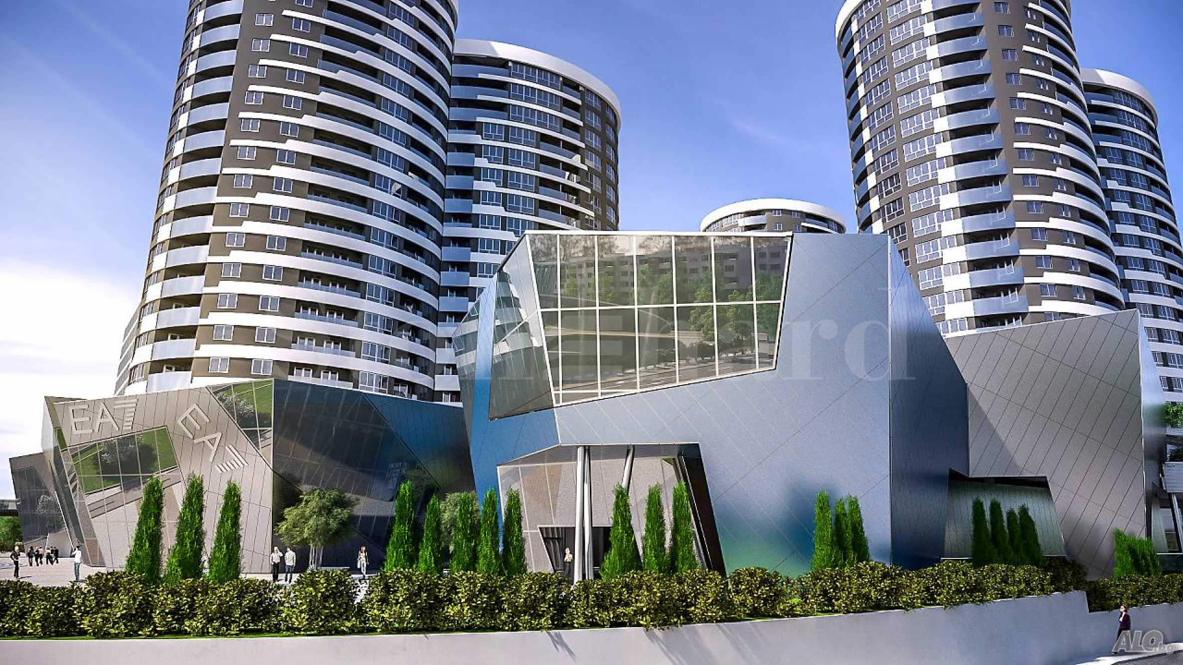 Complex with apartments, offices, hotel and park near Mall Galleria Burgas2 - Stonehard