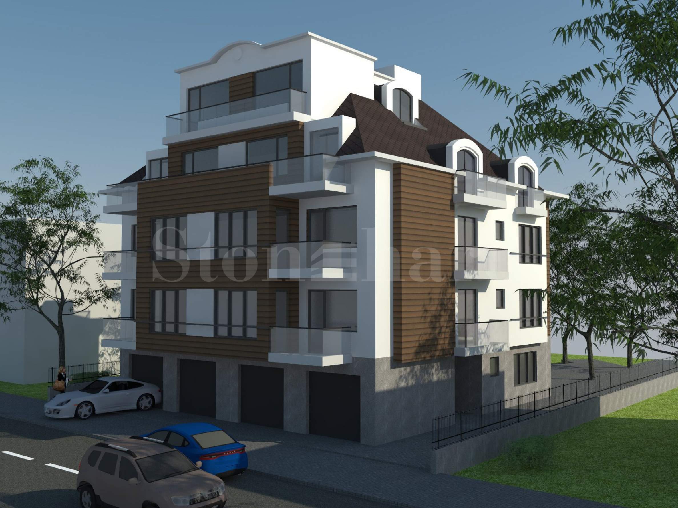 Stylish apartment building on Cherni Vrah Blvd, Krastova Vada District2 - Stonehard