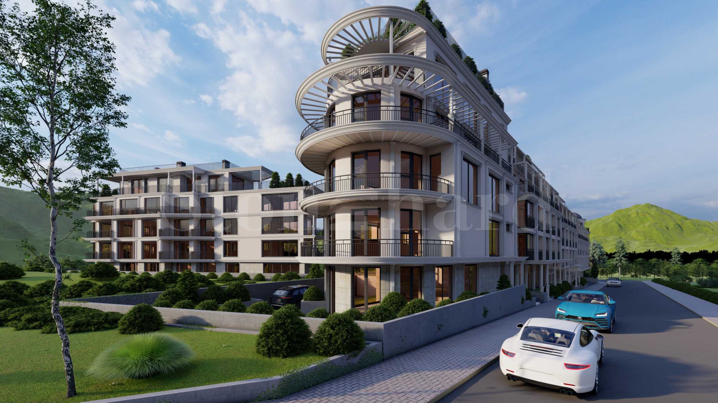 Apartments in a new complex with beautiful gardens, green roofs, SPA and gym1 - Stonehard