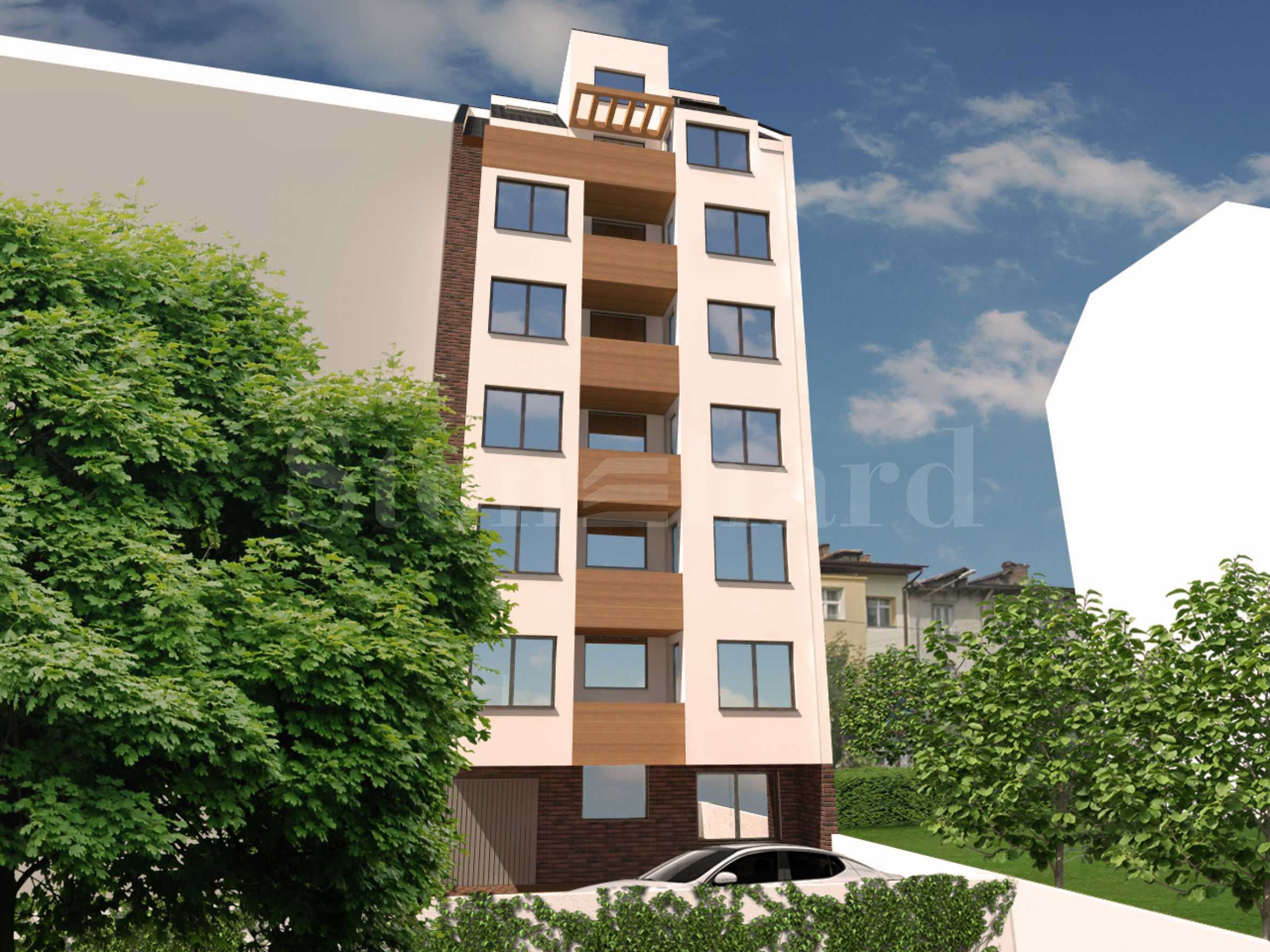 High-rise residential building with one-bedroom apartments in the wide center2 - Stonehard