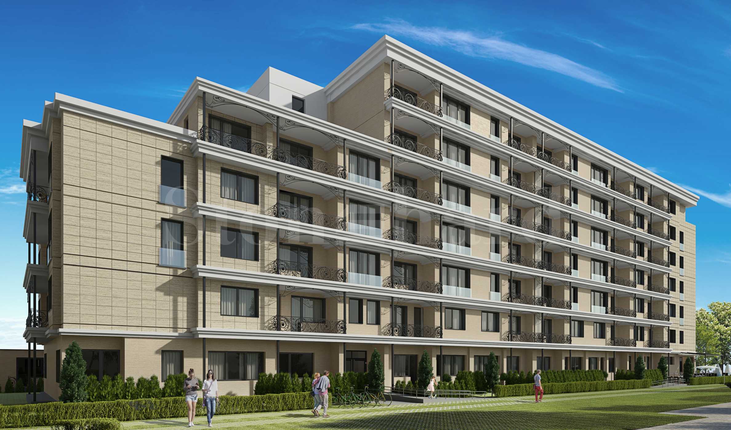 New gated complex with swimming pool near metro station & park1 - Stonehard