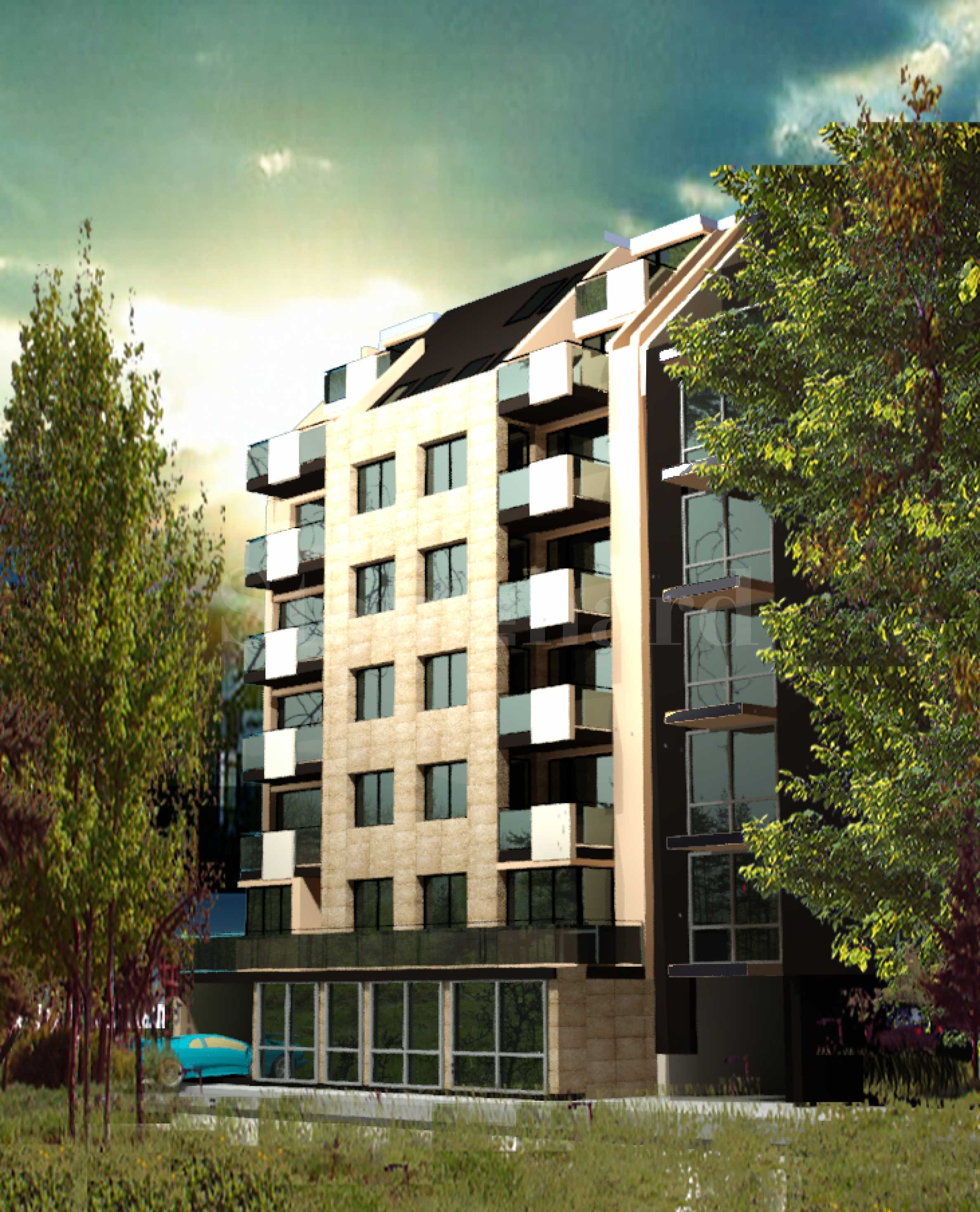 New building in meters from metro station 