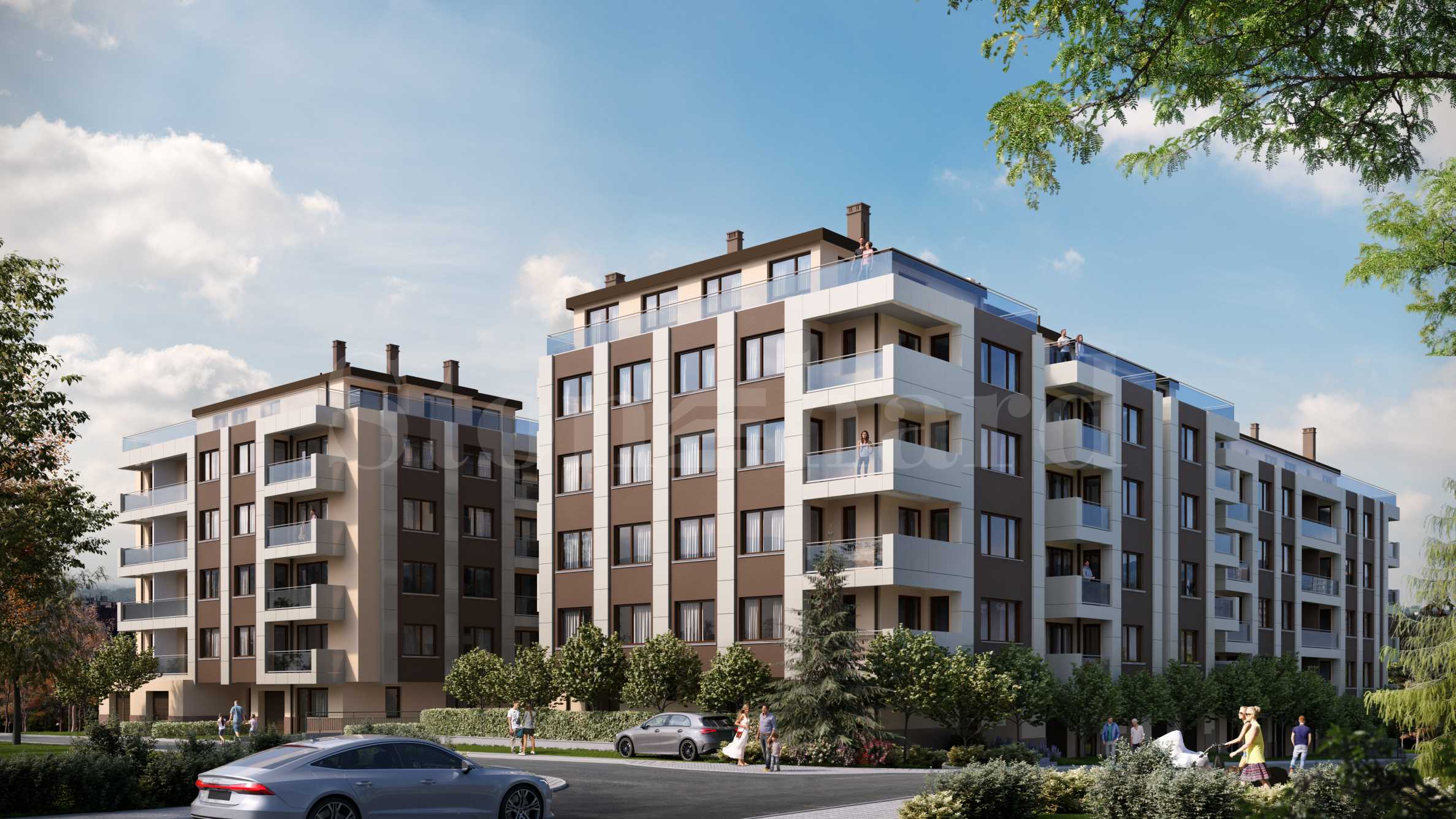 New residential complex near Paradise Mall and Cherni Vrah Boulevard1 - Stonehard