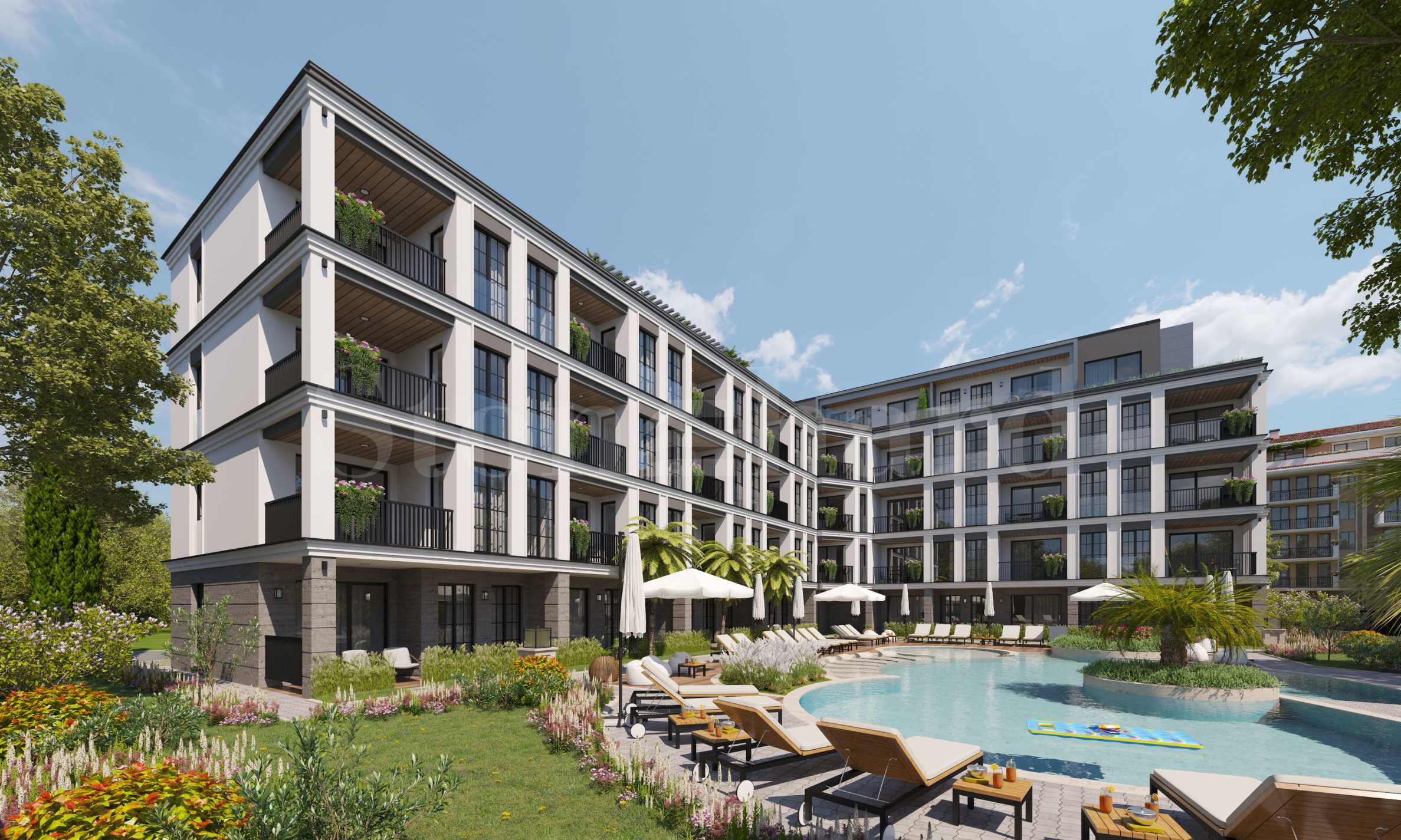 Апартаменти в луксозен комплекс в най-зеления район на Слънчев бряг1 - Stonehard