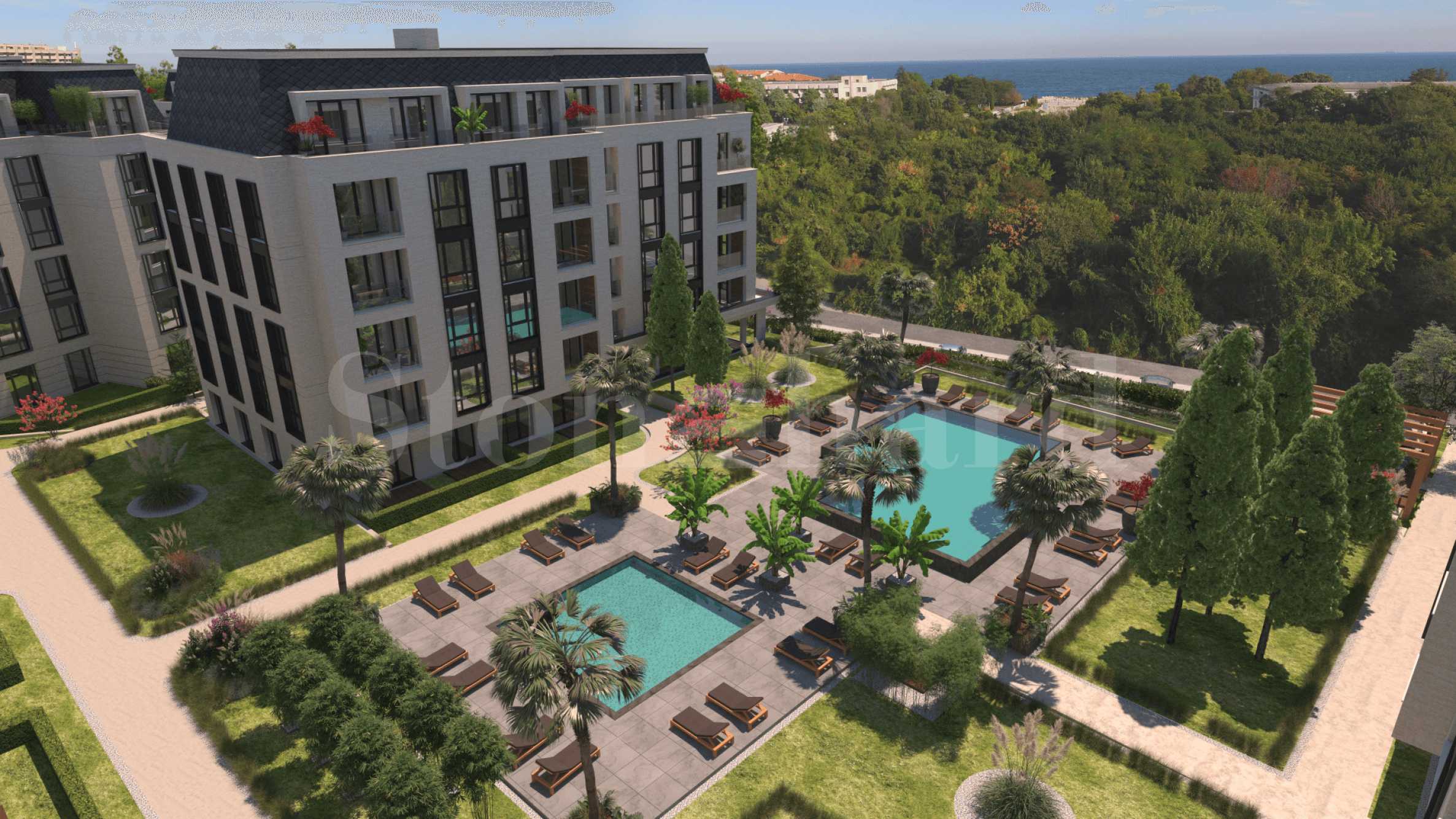 Holiday apartments in a new complex 200 m from the beach1 - Stonehard