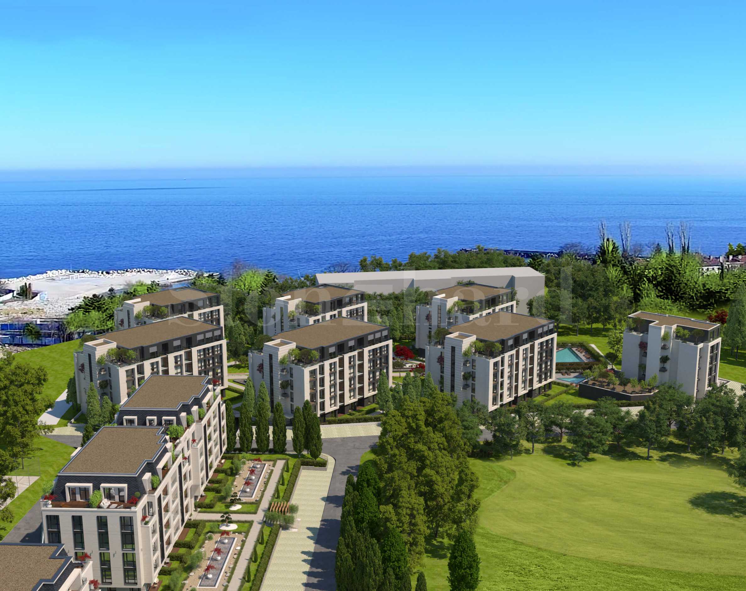 Holiday apartments in a new complex 200 m from the beach2 - Stonehard