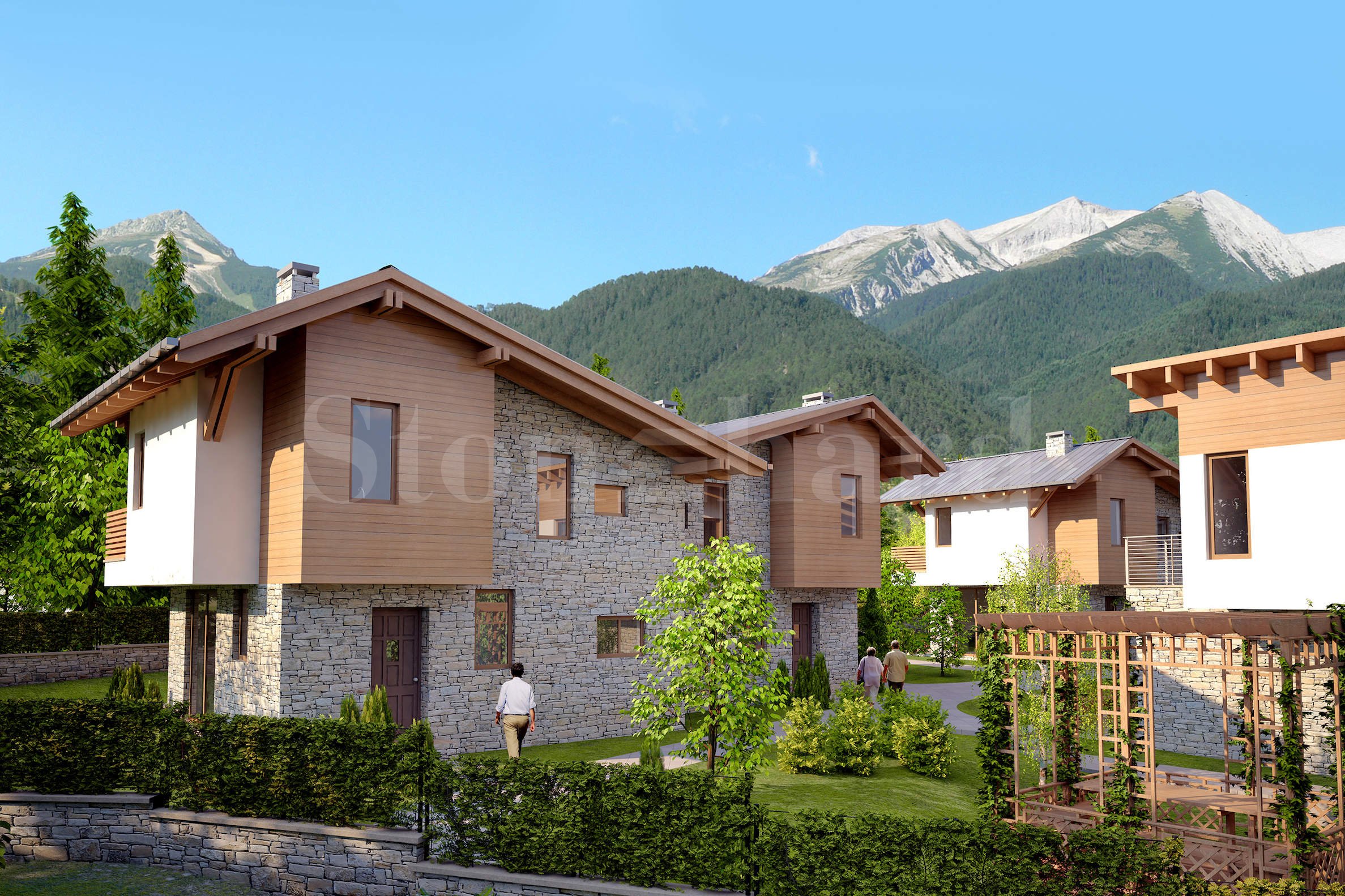 Turn key/ furnished villas at the foot of the mountain in Bansko2 - Stonehard