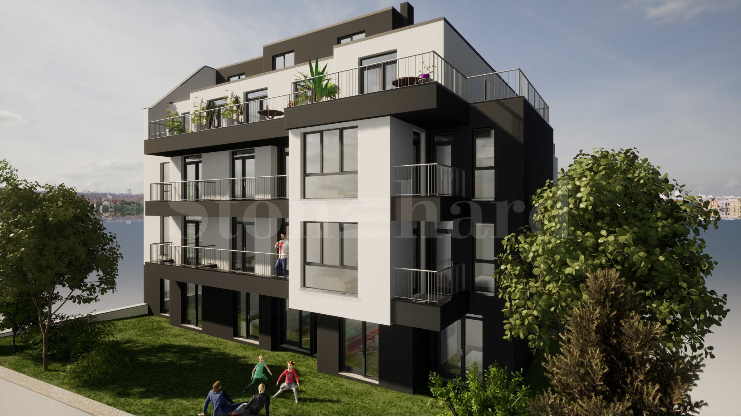 New complex by the lake in Druzhba 11 - Stonehard