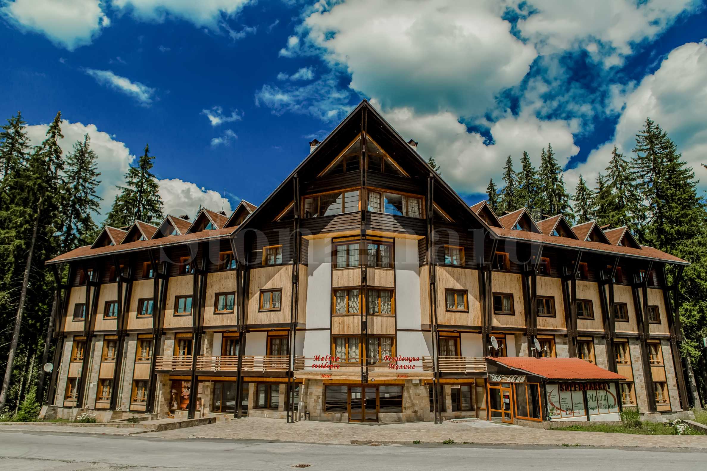 Hotel and villas for sale near the ski pistes in Pamporovo mountain resort1 - Stonehard