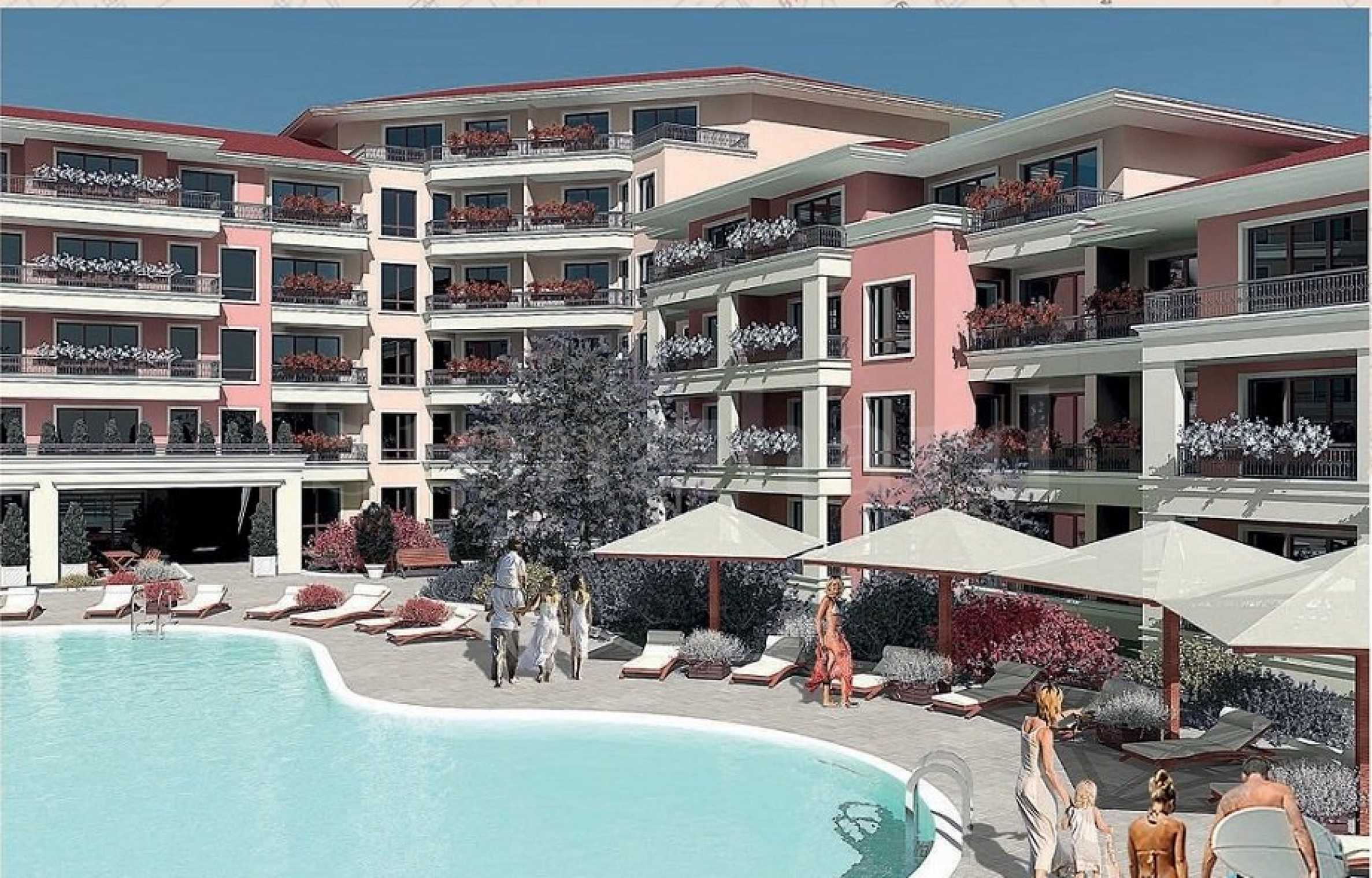 New holiday village with apartments near the beach and Sanatorium Park1 - Stonehard