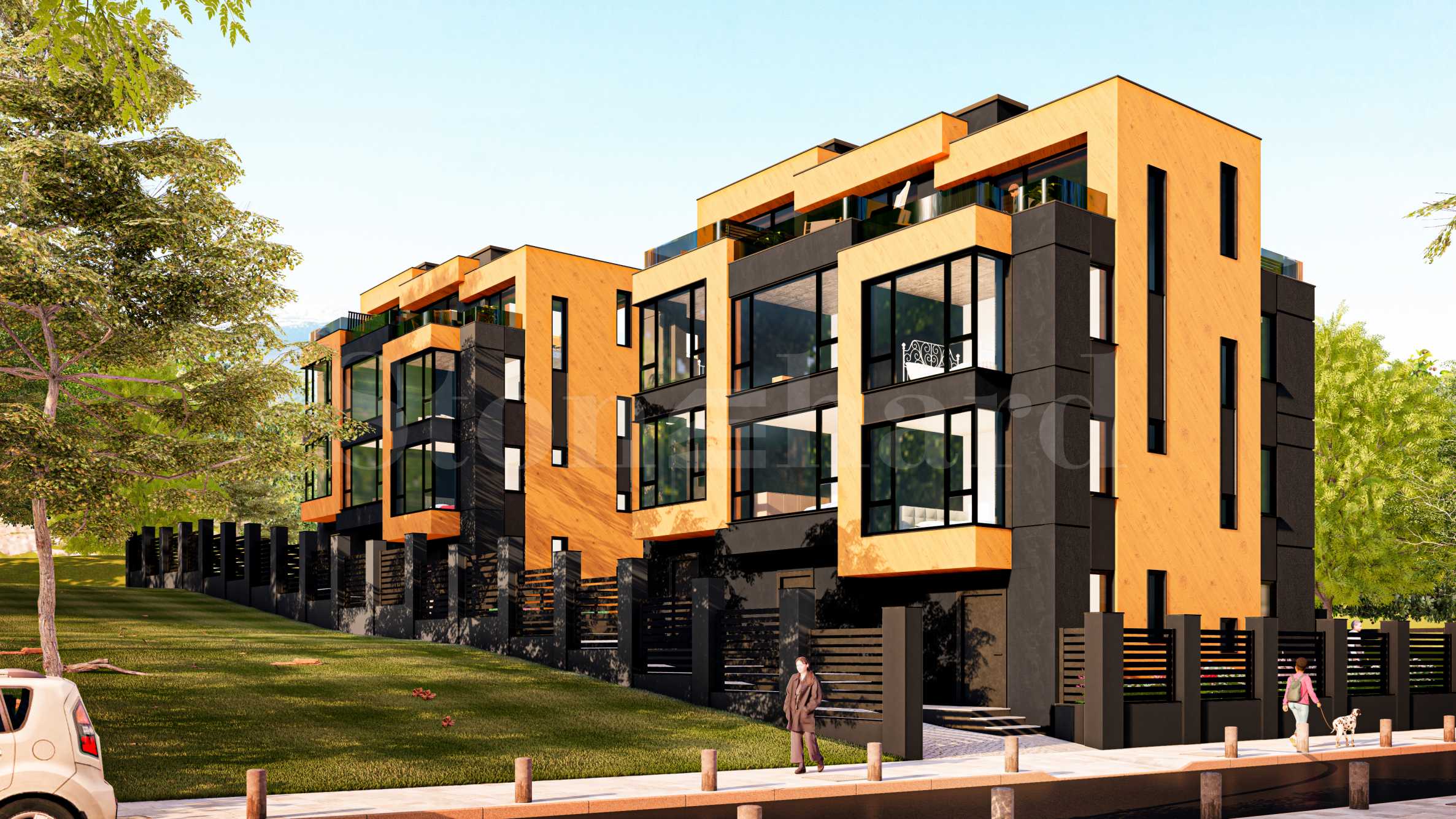 Townhouses in a gated complex at the foot of Vitosha2 - Stonehard