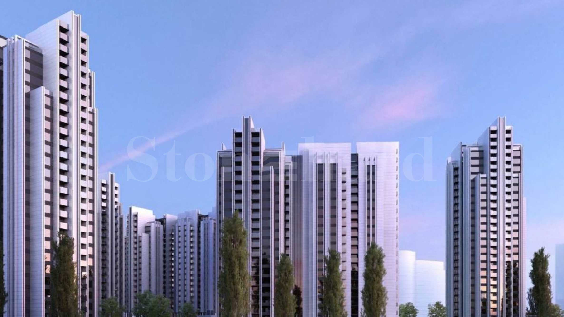 Futuristic complex of eight towers with new apartments on the Maritsa River2 - Stonehard
