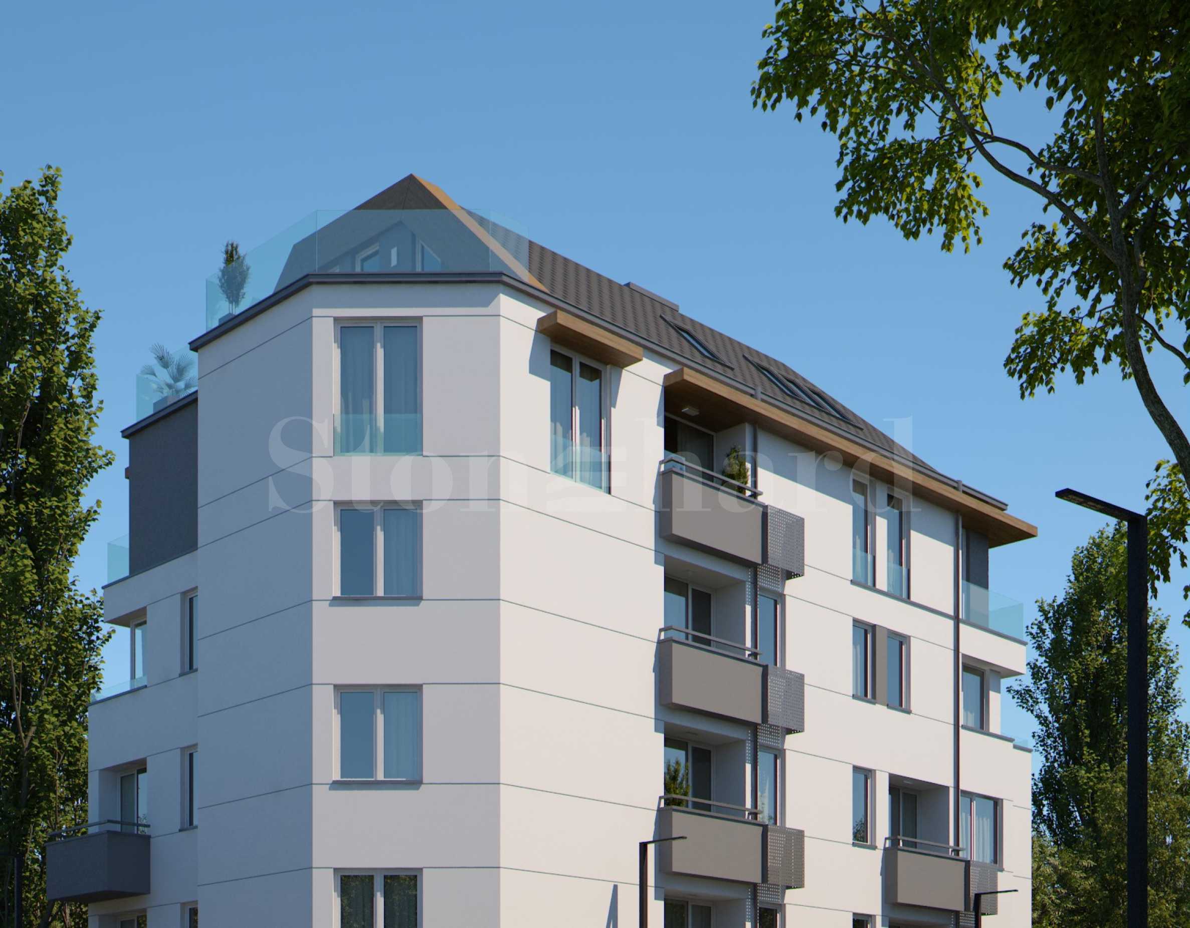 Apartments in a neat building at attractive prices in zh.k. 