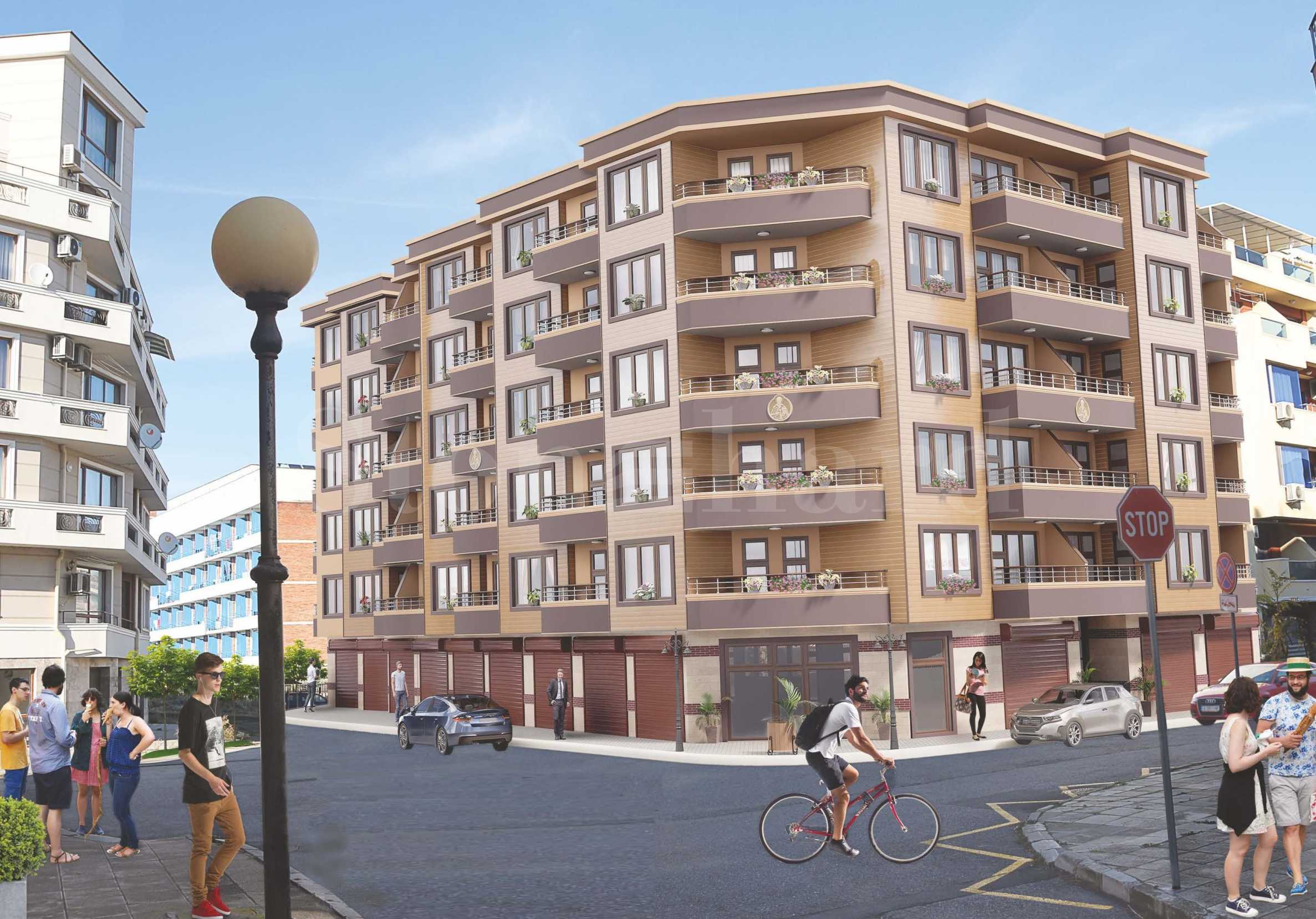 Apartments in a new complex 600 m from the sea in Pomorie1 - Stonehard