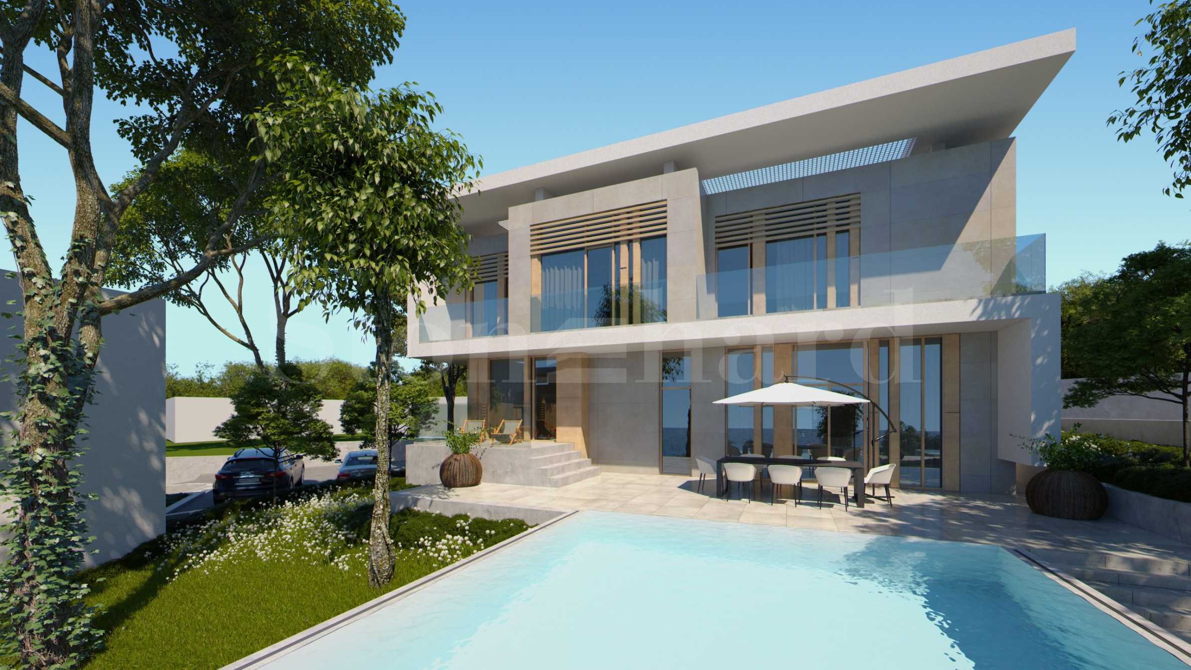 Turn-key houses with pools, verandas and parking spaces in a coastal complex near Sozopol1 - Stonehard