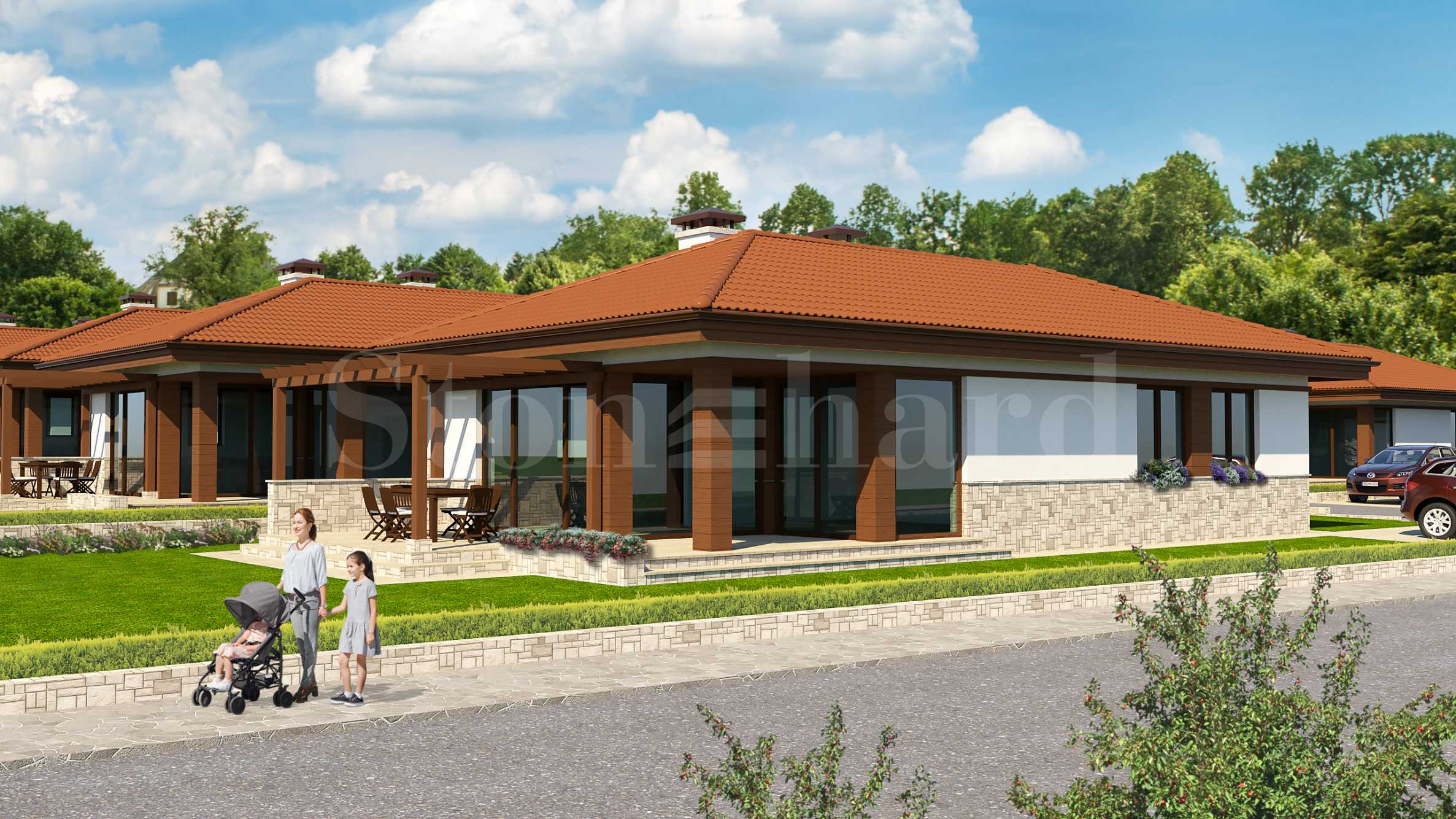 A complex of houses in an ecological area near Sofia1 - Stonehard