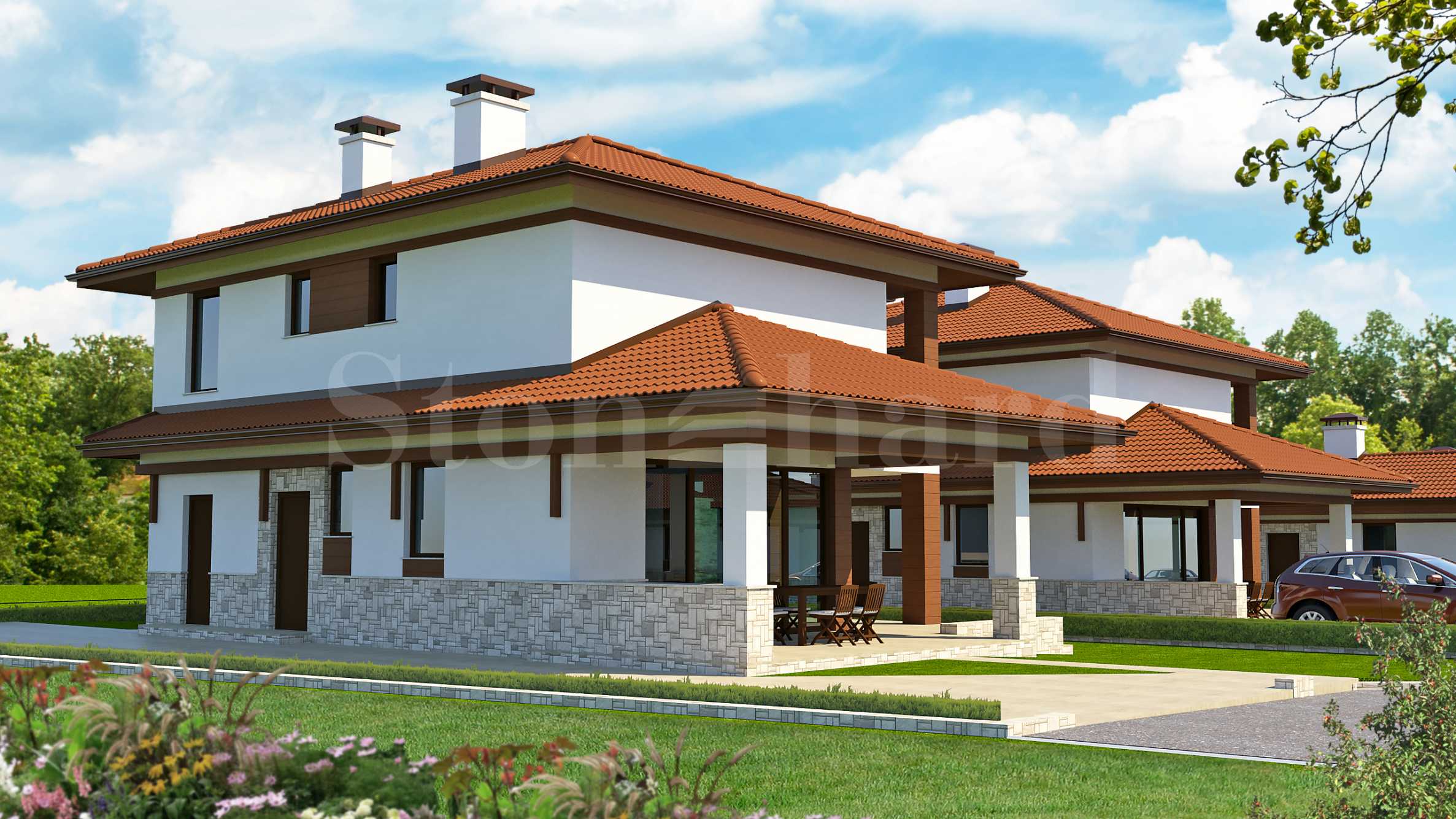 A complex of houses in an ecological area near Sofia2 - Stonehard