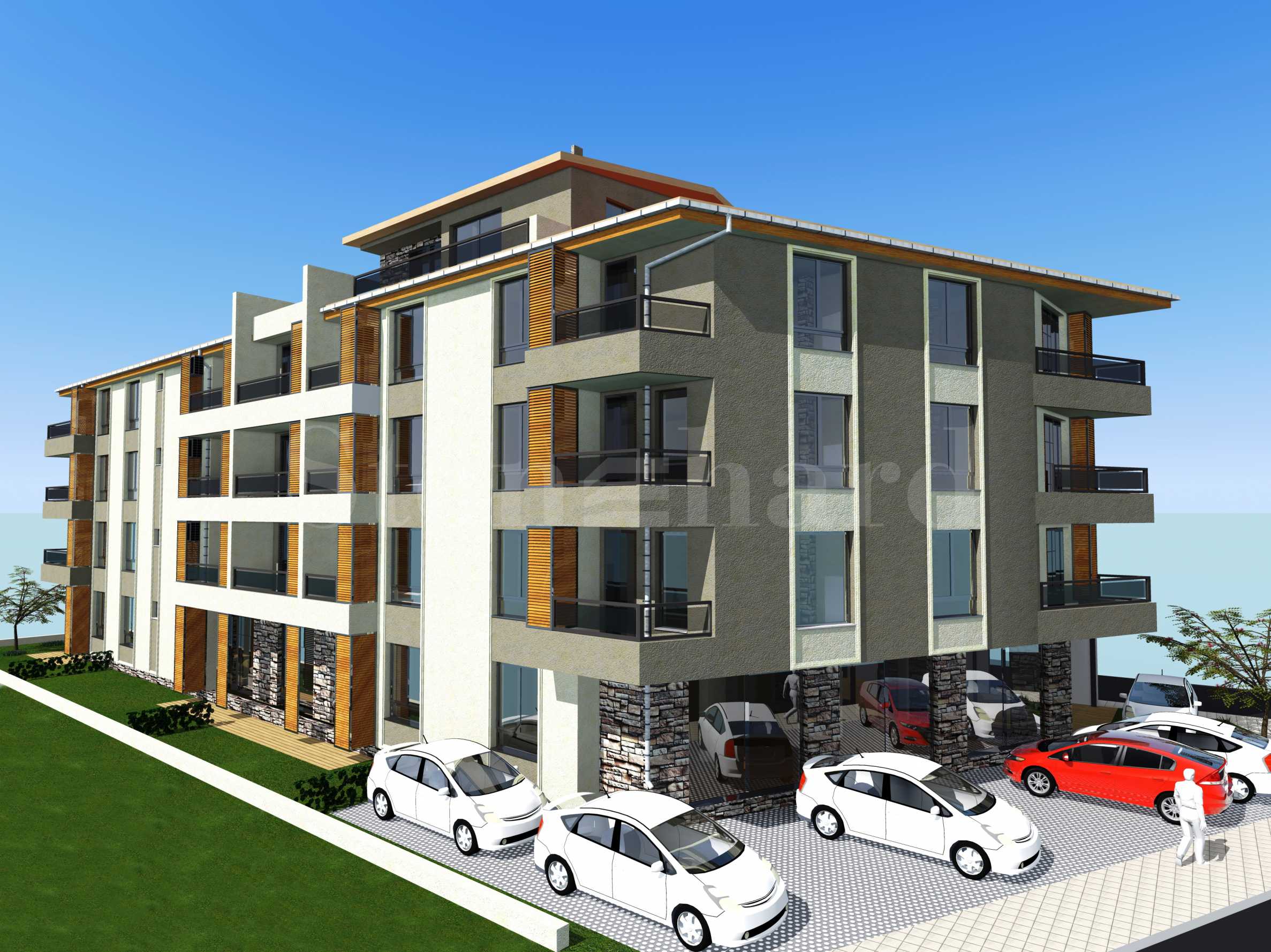 New homes at attractive prices with included parking space in the 