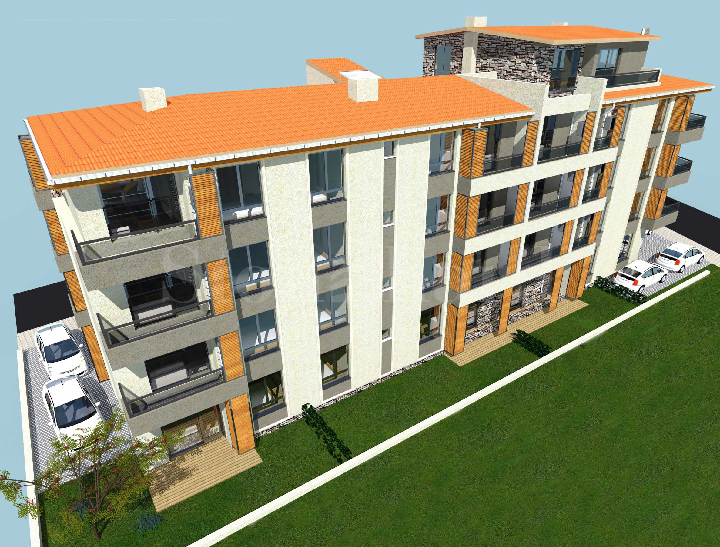 New homes at attractive prices with included parking space in the 