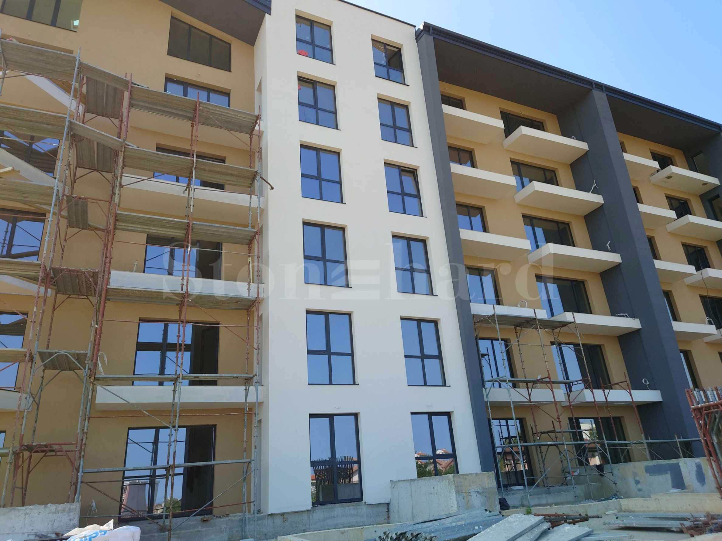 Apartments in a building in front of Act 15 in 