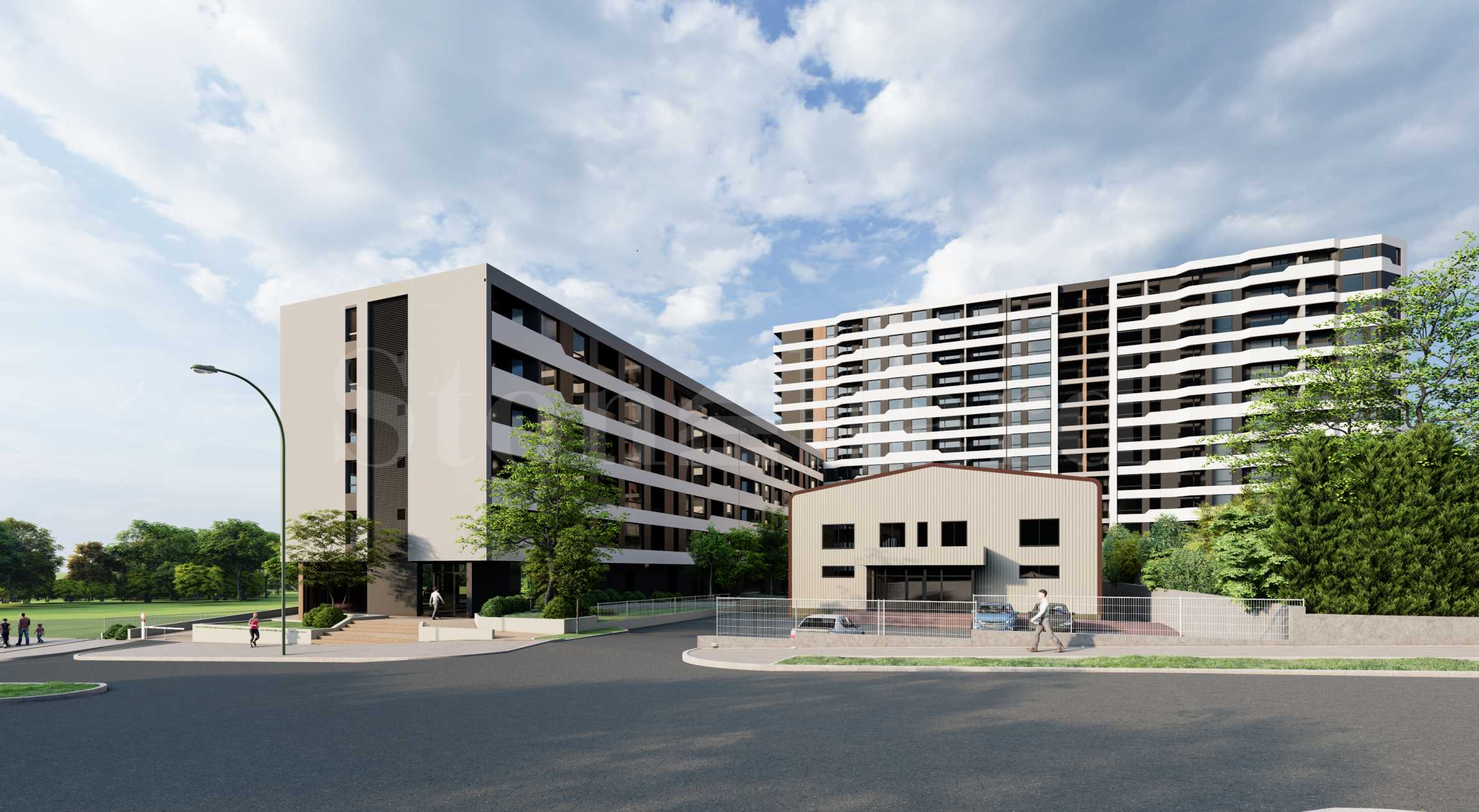 Newly built apartments in a park environment1 - Stonehard