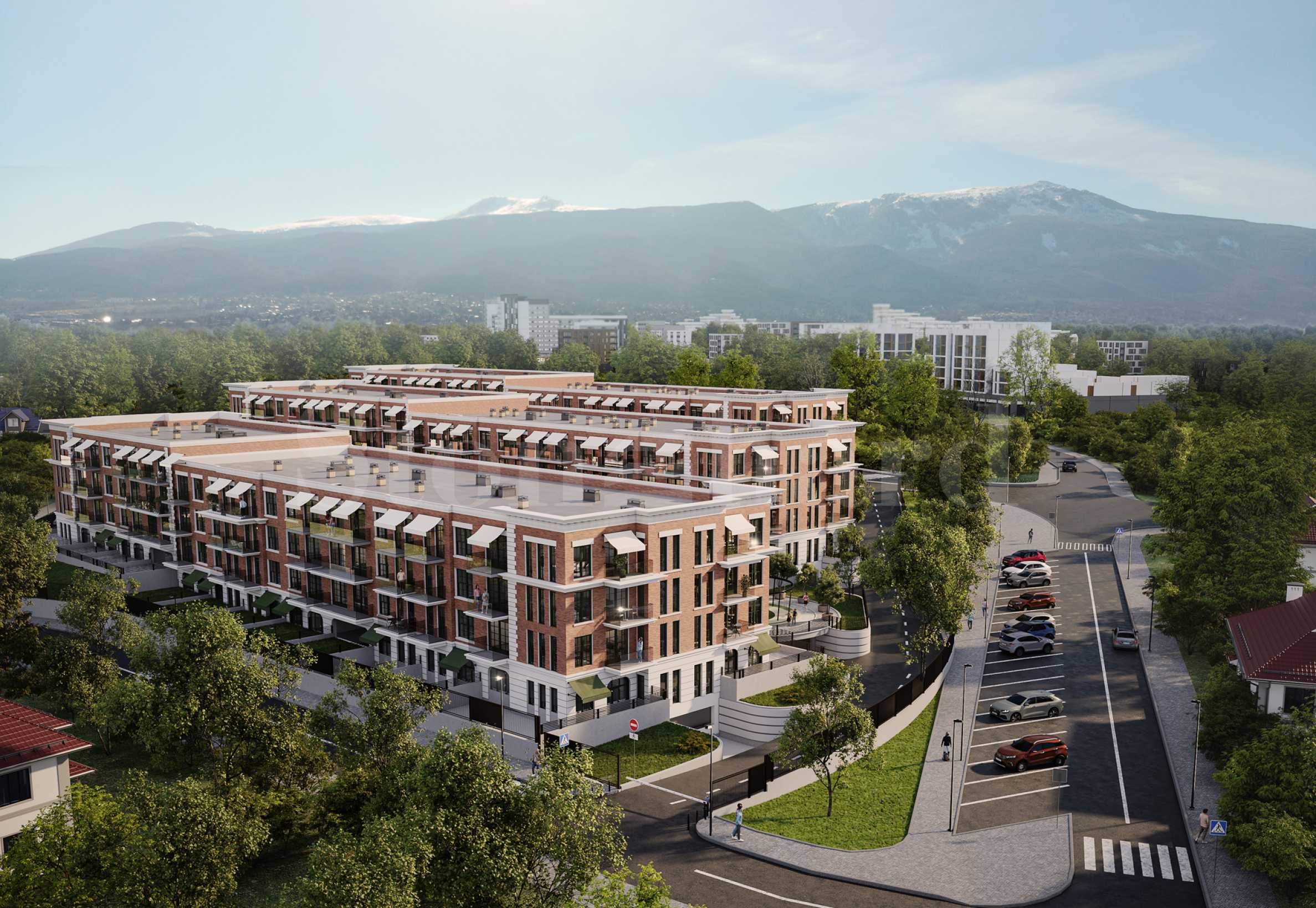 Apartments in a closed complex with an internal park and security1 - Stonehard