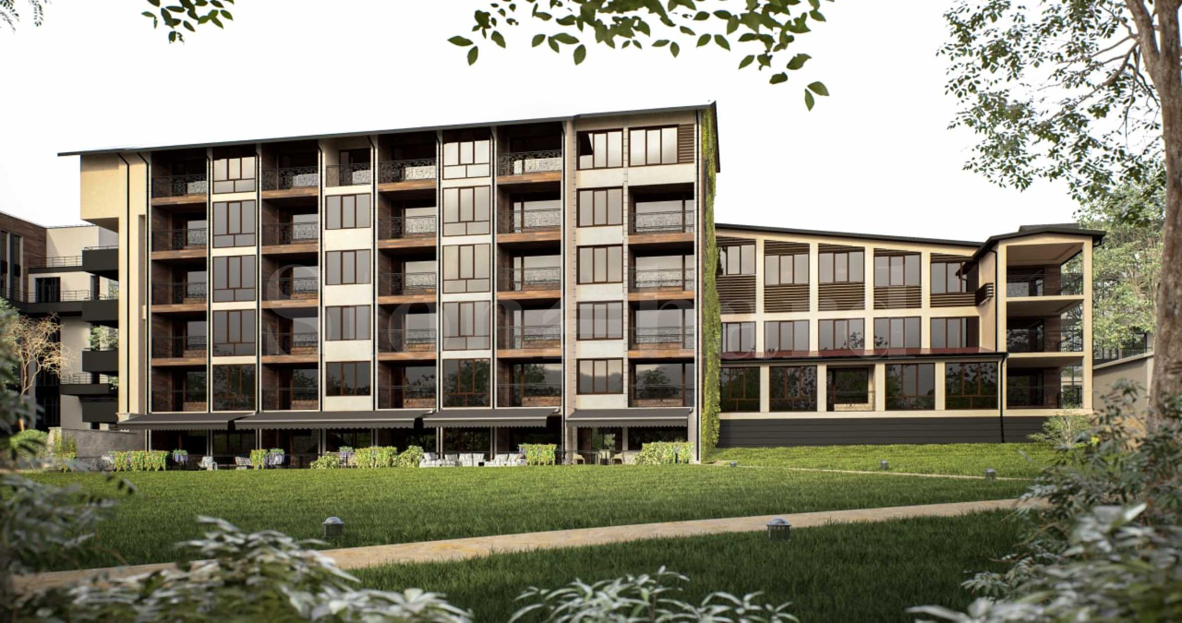 Apartments in a complex with a park next to Kabakum beach1 - Stonehard