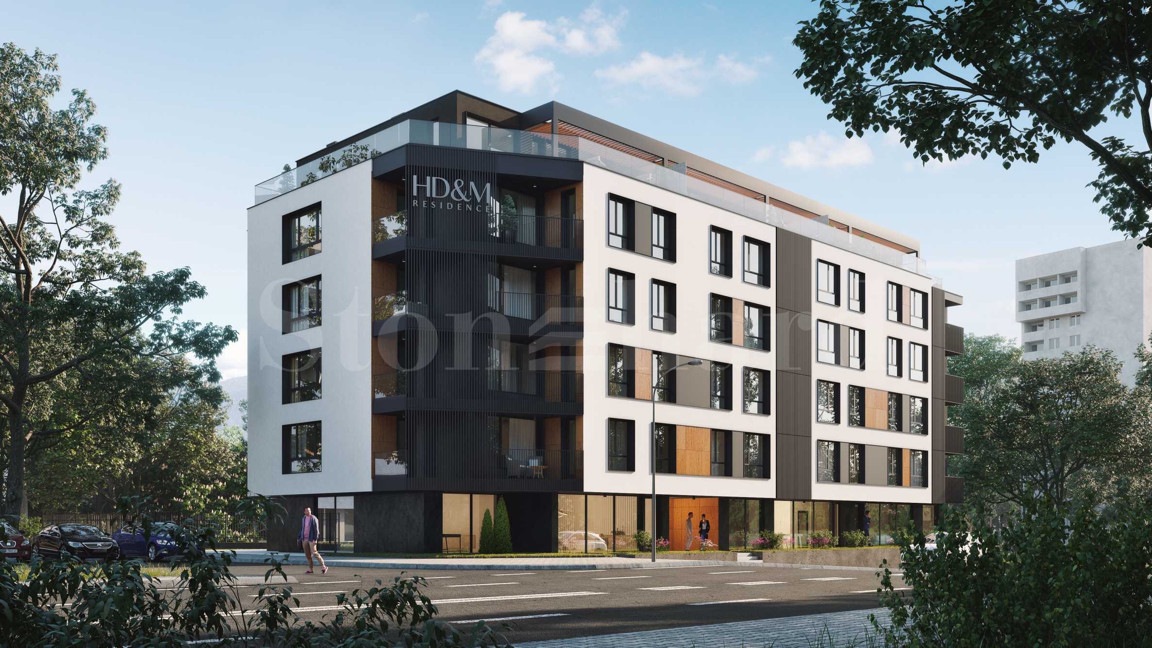 Modern building with apartments and offices in a developing area1 - Stonehard