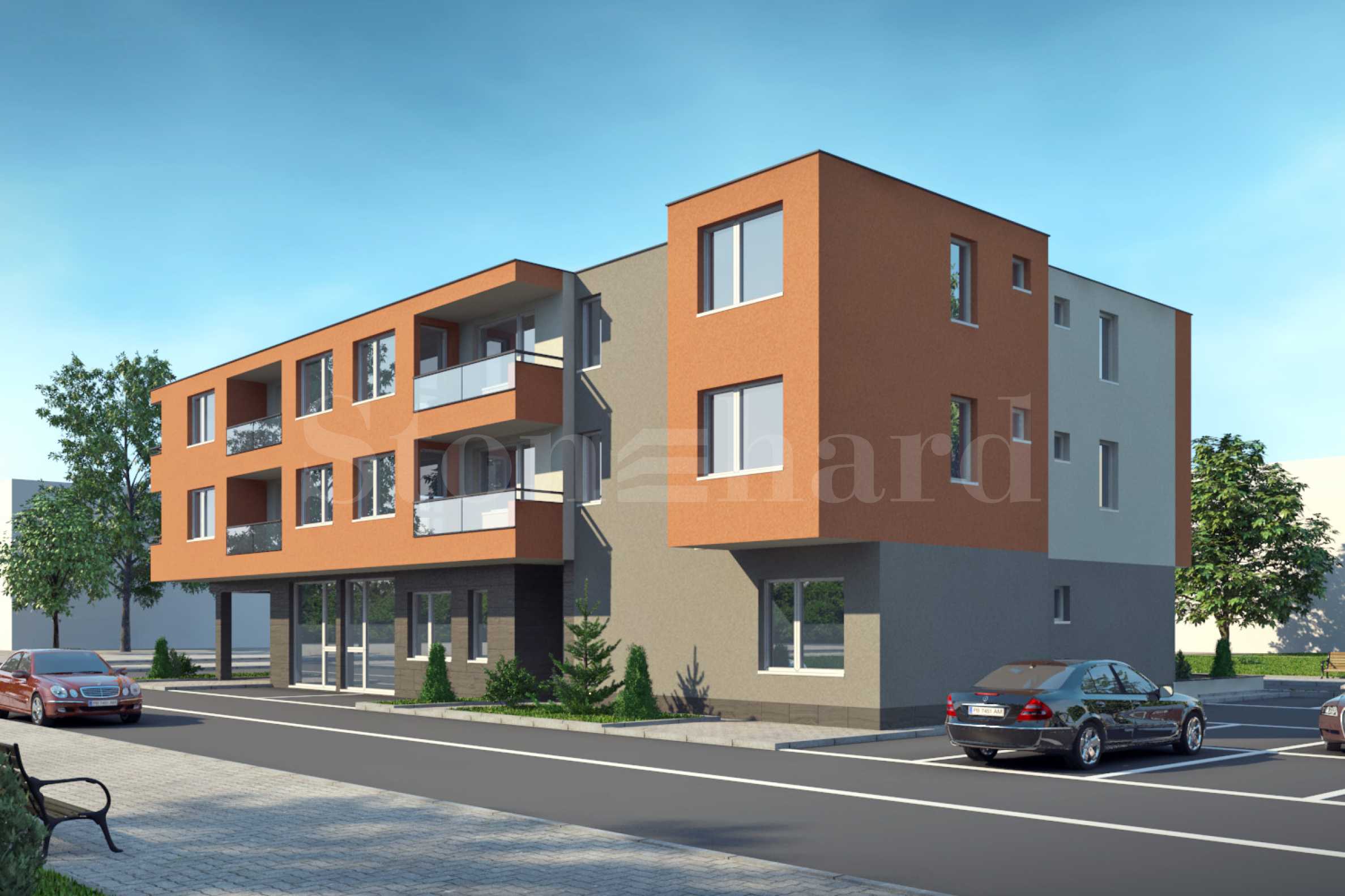 Apartments in a new complex in the district 