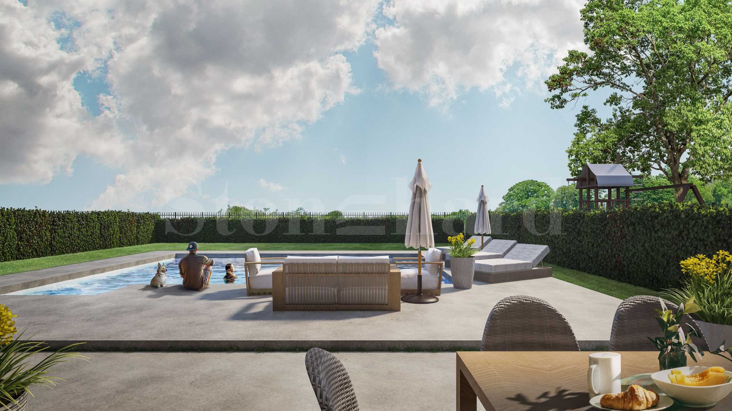 A new complex of detached houses 7 minutes from Burgas2 - Stonehard