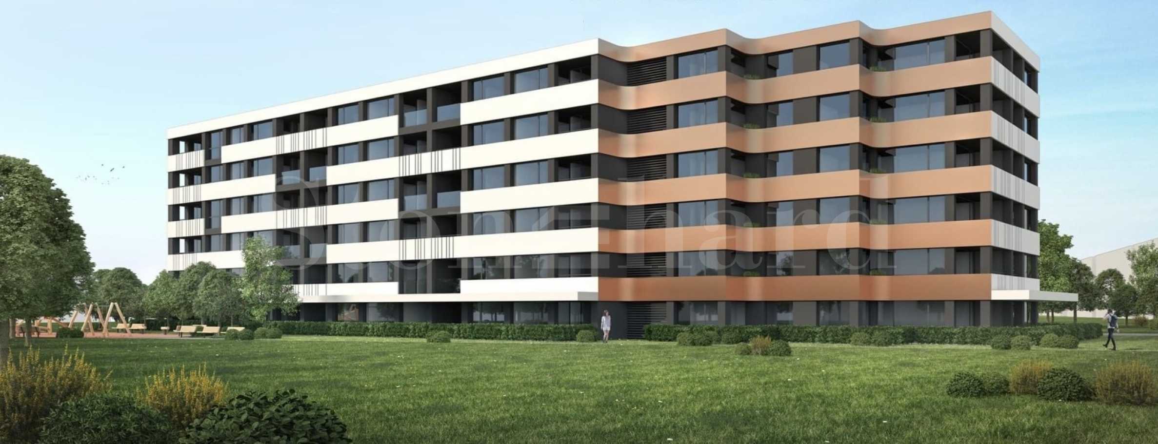 Apartments in a new complex near the Maritsa River in the 